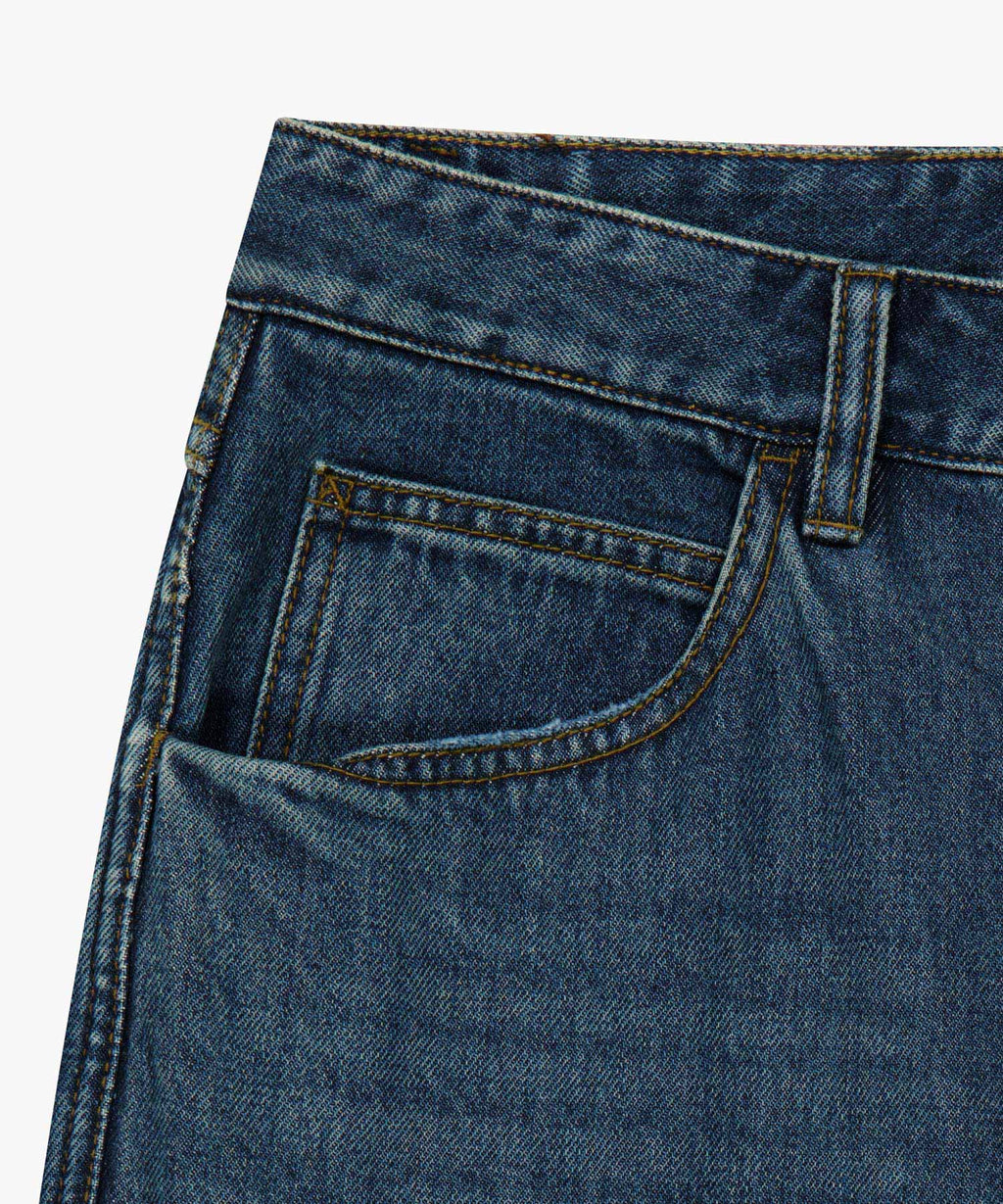 Marithe & Francois Girbaud - New M High Straight Denim Pants (Dark Blue) product image 7 | TRAB K-Fashion Australia