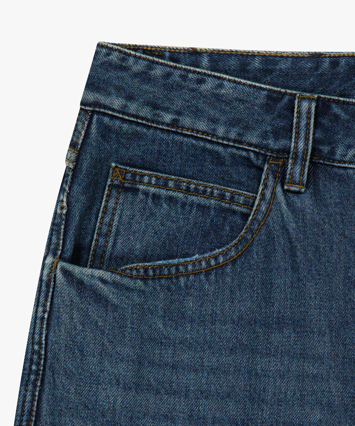 Marithe & Francois Girbaud - New M High Straight Denim Pants (Dark Blue) product image 7 | TRAB K-Fashion Australia