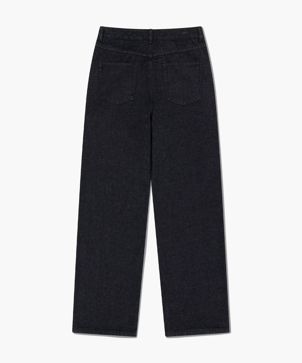Marithe & Francois Girbaud - Straight Fit Raw Denim Pants (Black) product image 7 | TRAB K-Fashion Australia