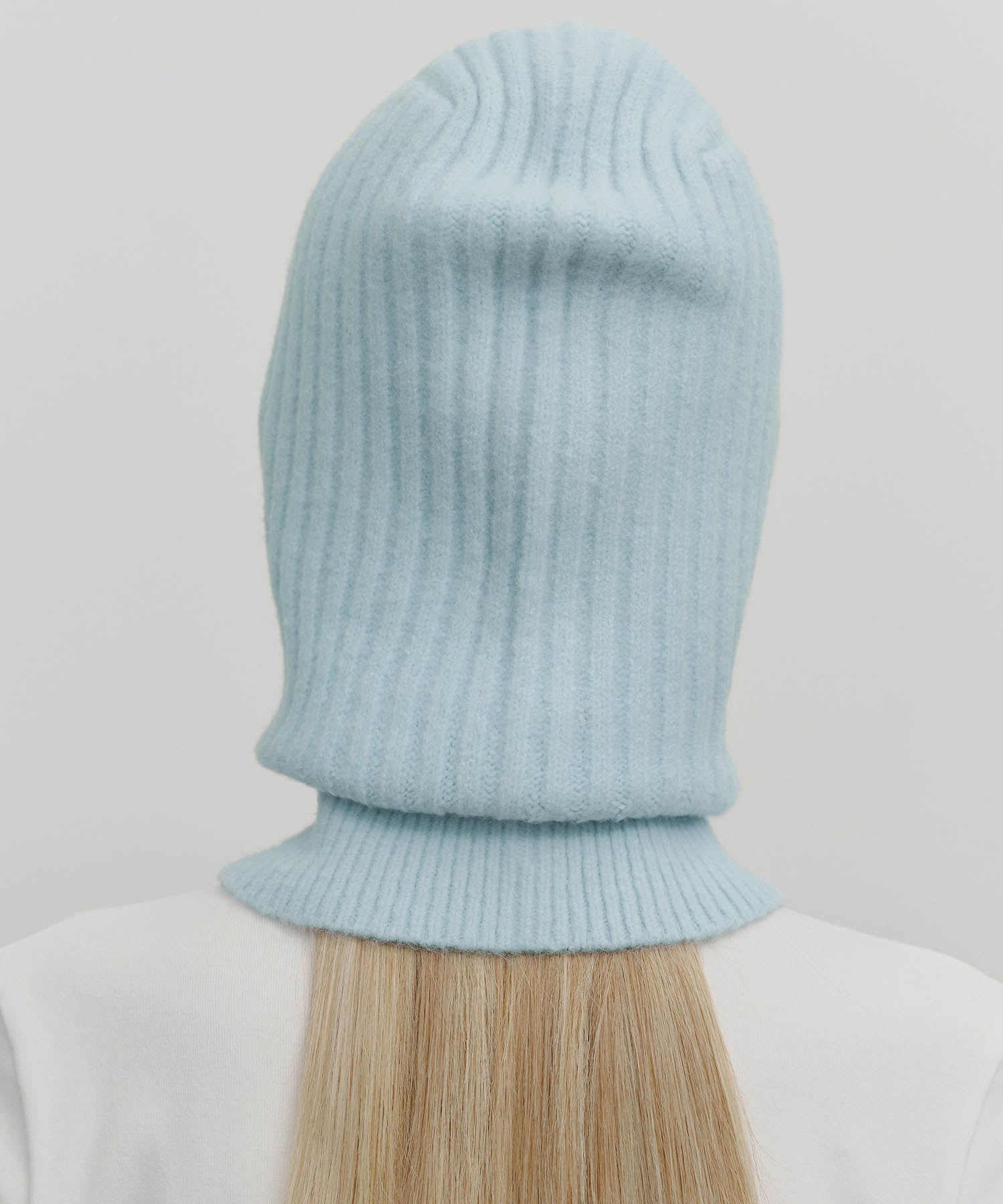 Marithe & Francois Girbaud - Circle Logo Zip Up Balaclava (Sky Blue) product image 7 | TRAB K-Fashion Australia