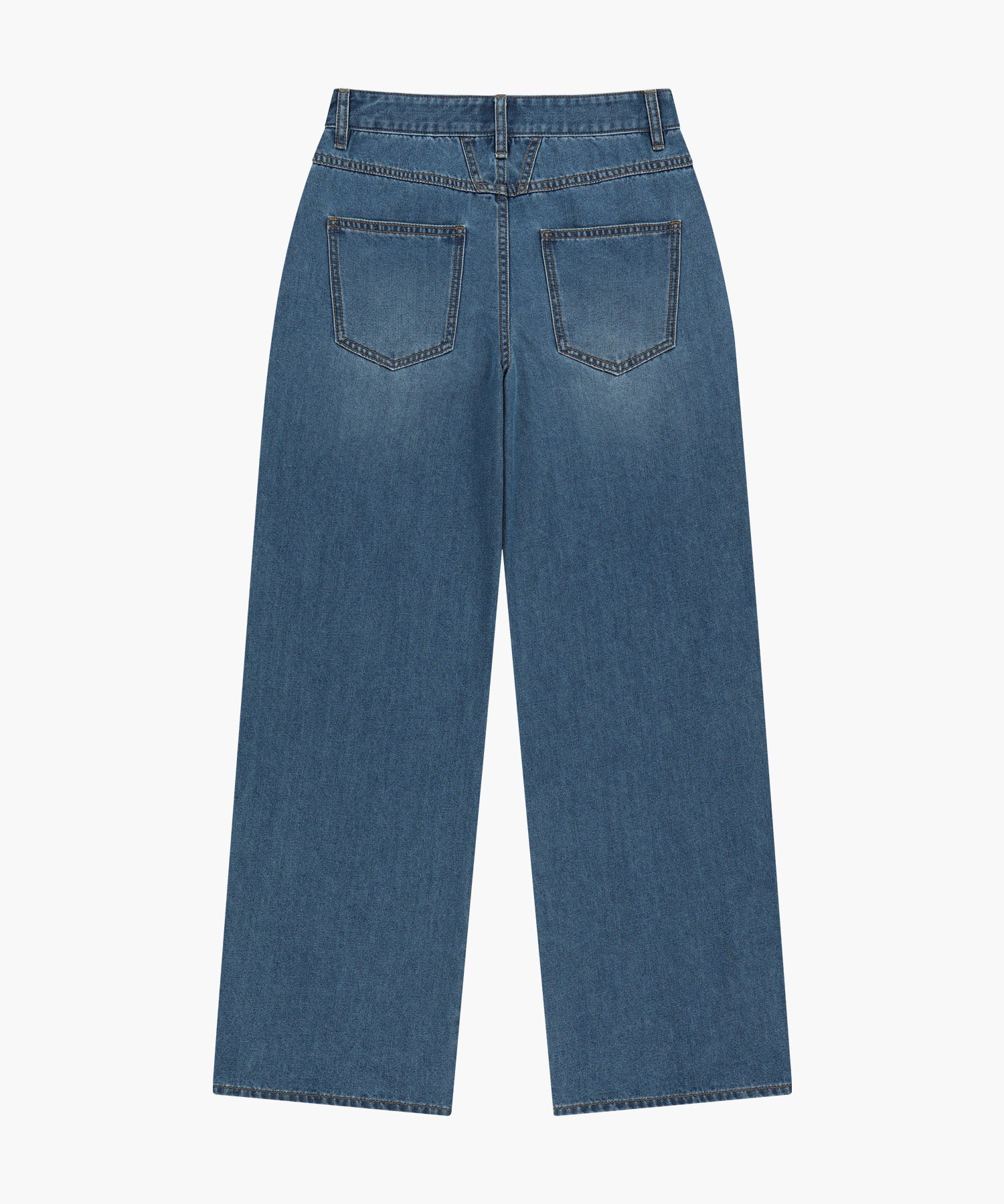 Marithe & Francois Girbaud - Summer Semi Wide Denim Pants (Blue) product image 7 | TRAB K-Fashion Australia
