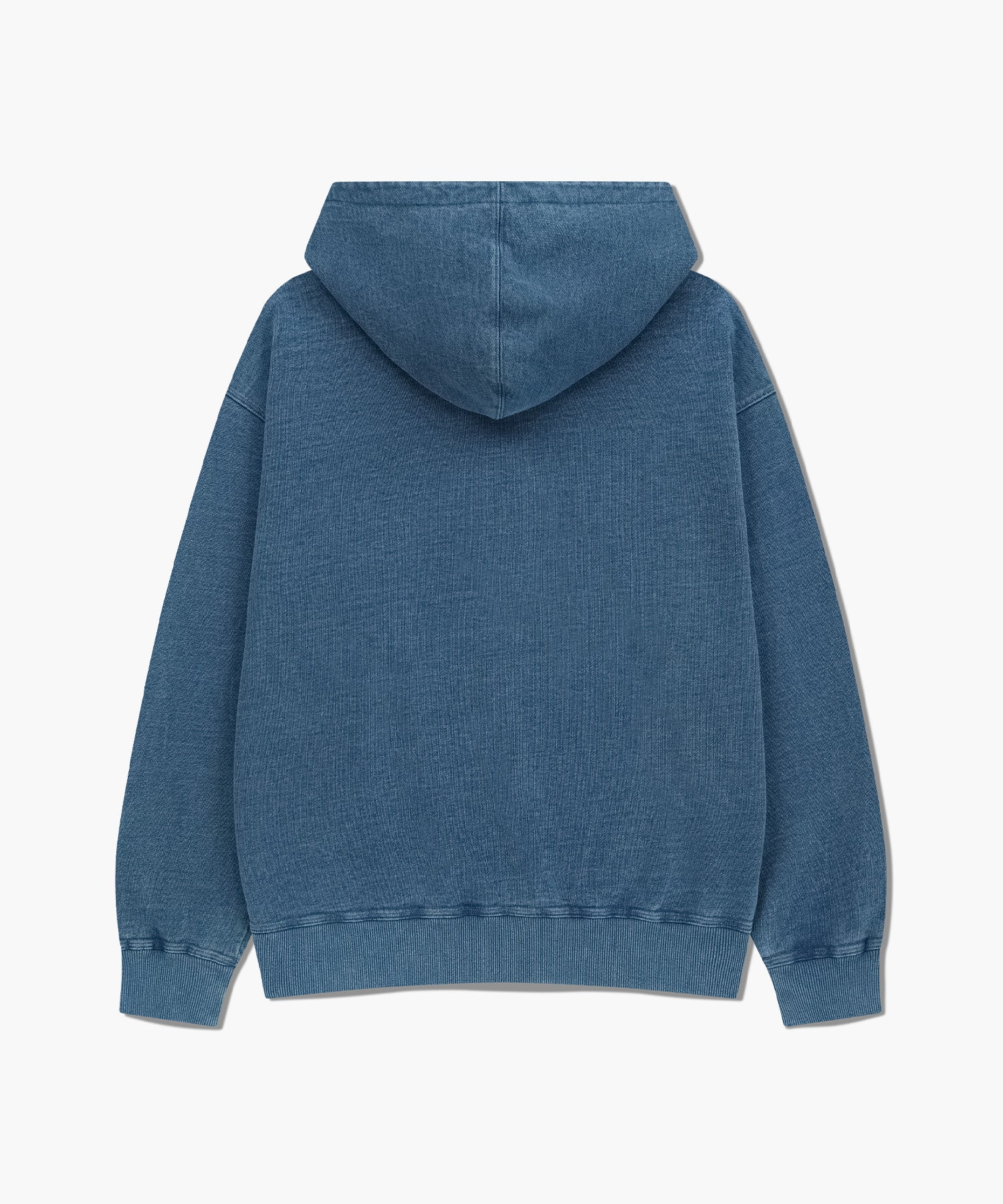 Marithe & Francois Girbaud - Crest Logo Garment Dyed Oversized Hoodie (Blue) product image 7 | TRAB K-Fashion Australia