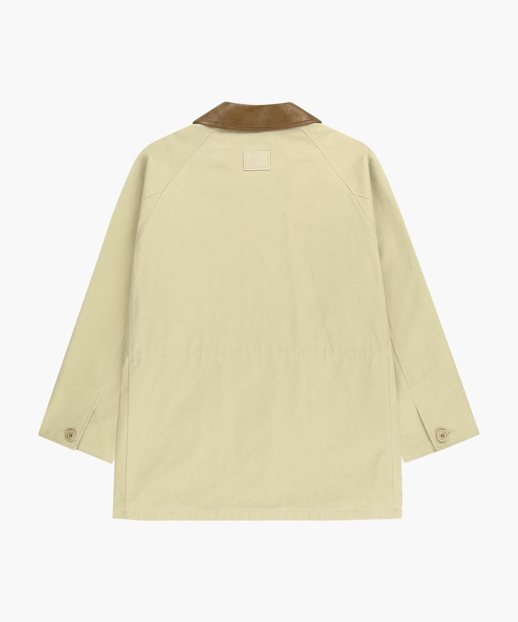 Marithe & Francois Girbaud - Cotton Washed Hunting Jacket (Light Beige) product image 7 | TRAB K-Fashion Australia