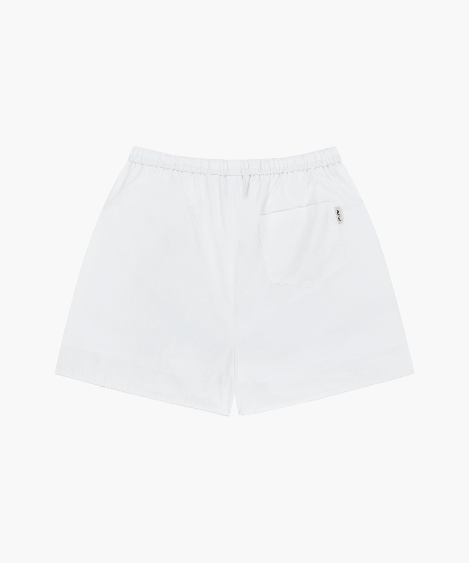 Marithe & Francois Girbaud - Lace Hem Shorts (White) product image 9 | TRAB K-Fashion Australia