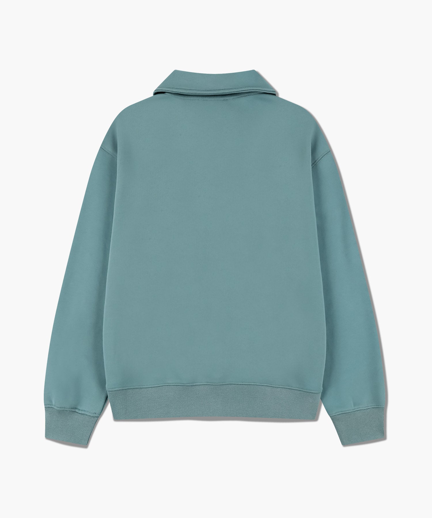 Marithe & Francois Girbaud - Classic Logo Half Zipup Sweatshirt (Mint Gray) product image 7 | TRAB K-Fashion Australia