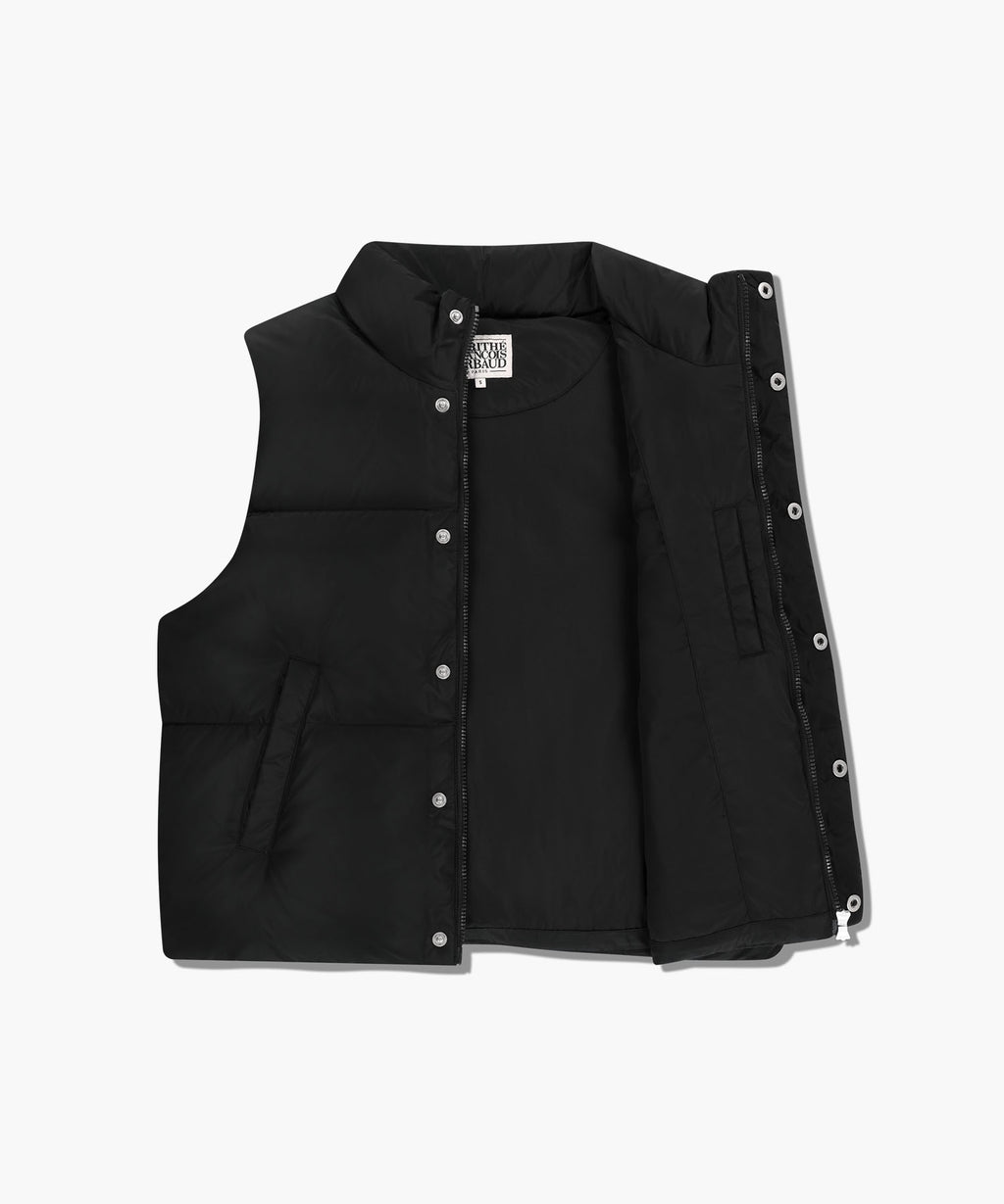 Marithe & Francois Girbaud - Classic Logo Down Vest (Black) product image 7 | TRAB K-Fashion Australia