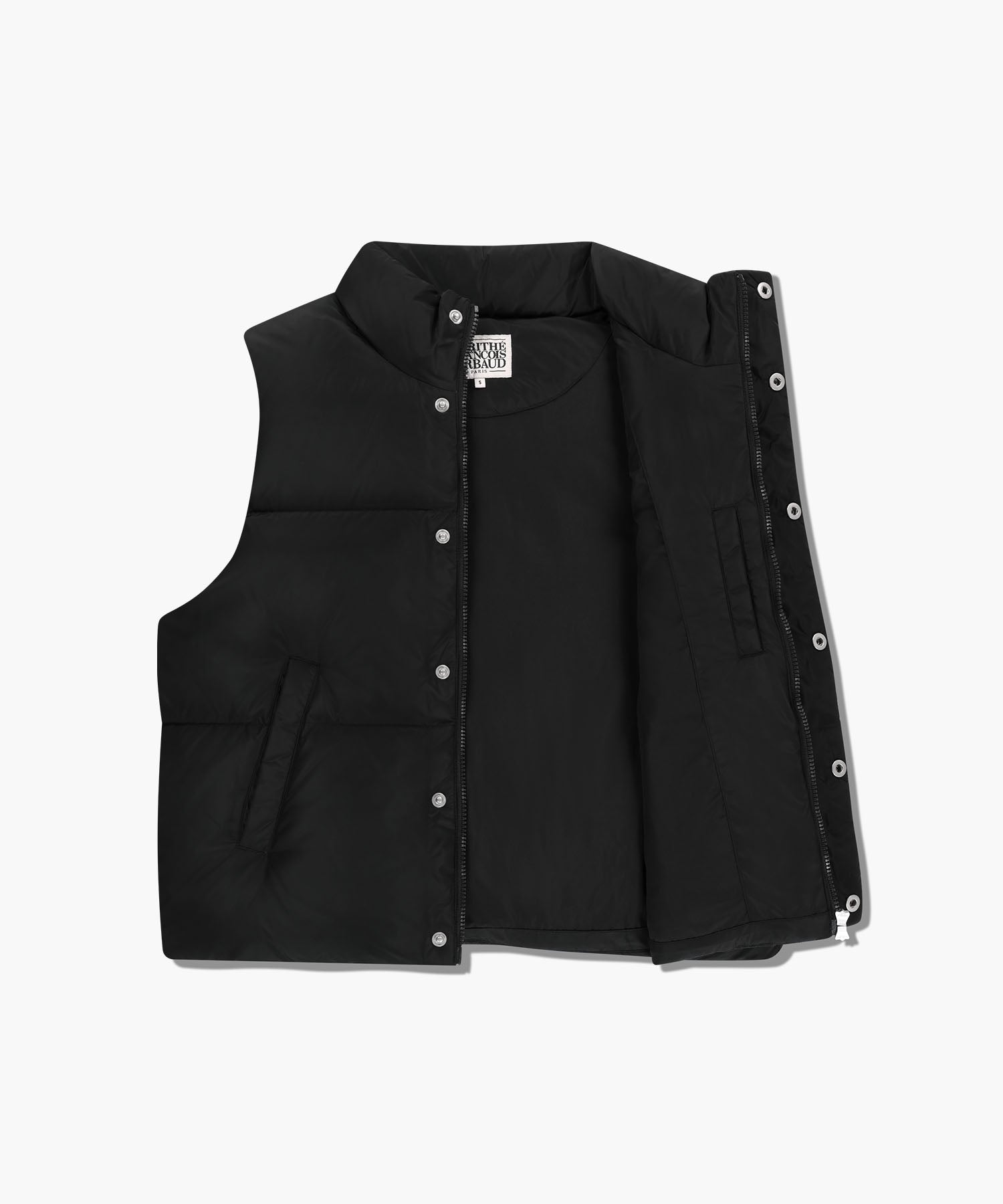 Marithe & Francois Girbaud - Classic Logo Down Vest (Black) product image 7 | TRAB K-Fashion Australia