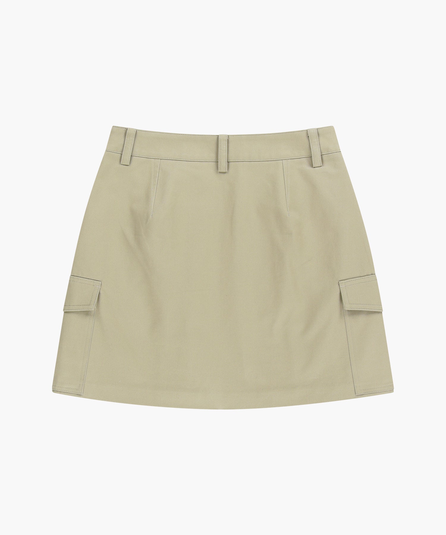Marithe & Francois Girbaud - Cotton Cargo Mini Skirt (Beige) product image 10 | TRAB K-Fashion Australia