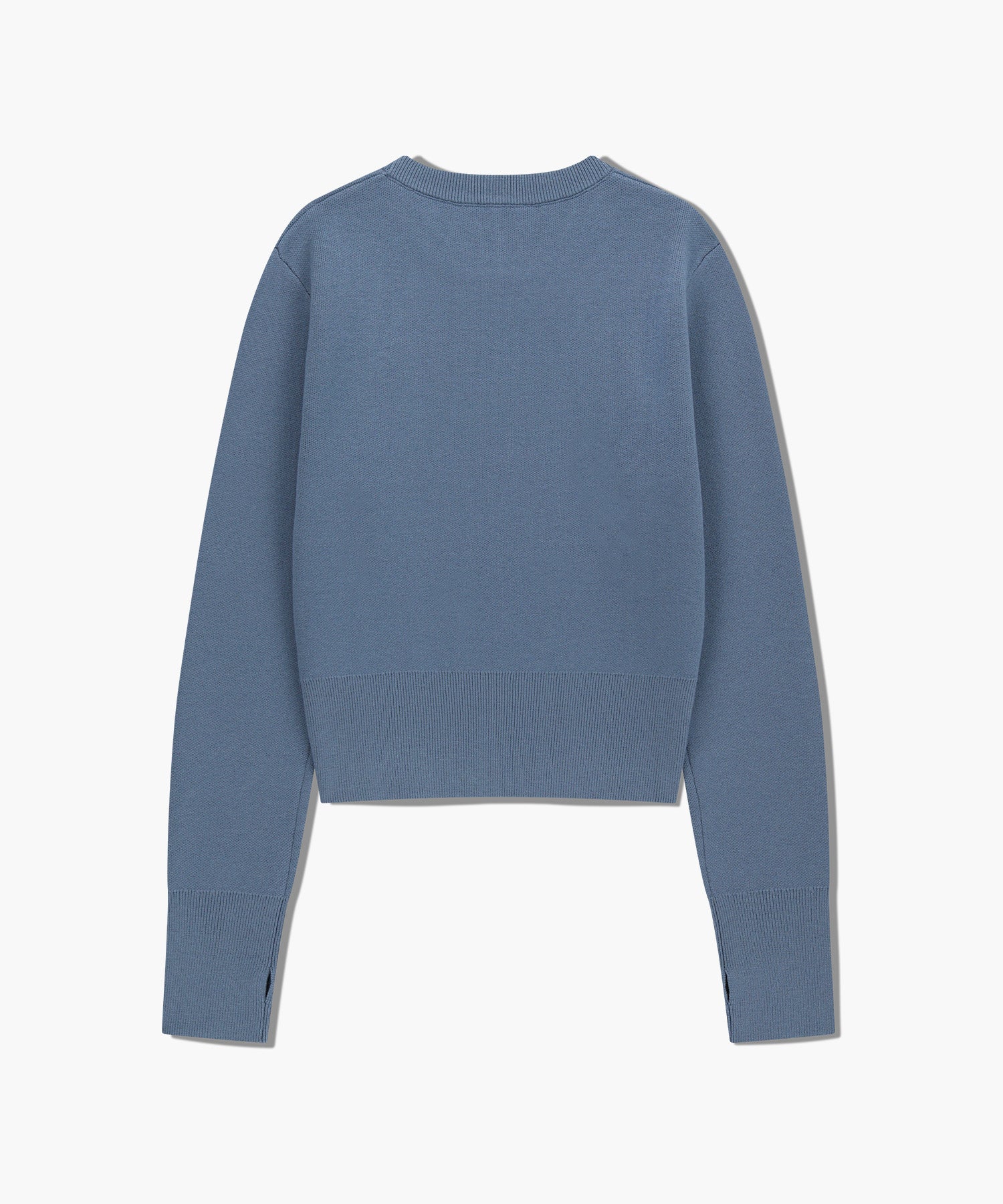 Marithe & Francois Girbaud - Classic Logo Crop Knit (Ash Blue) product image 7 | TRAB K-Fashion Australia