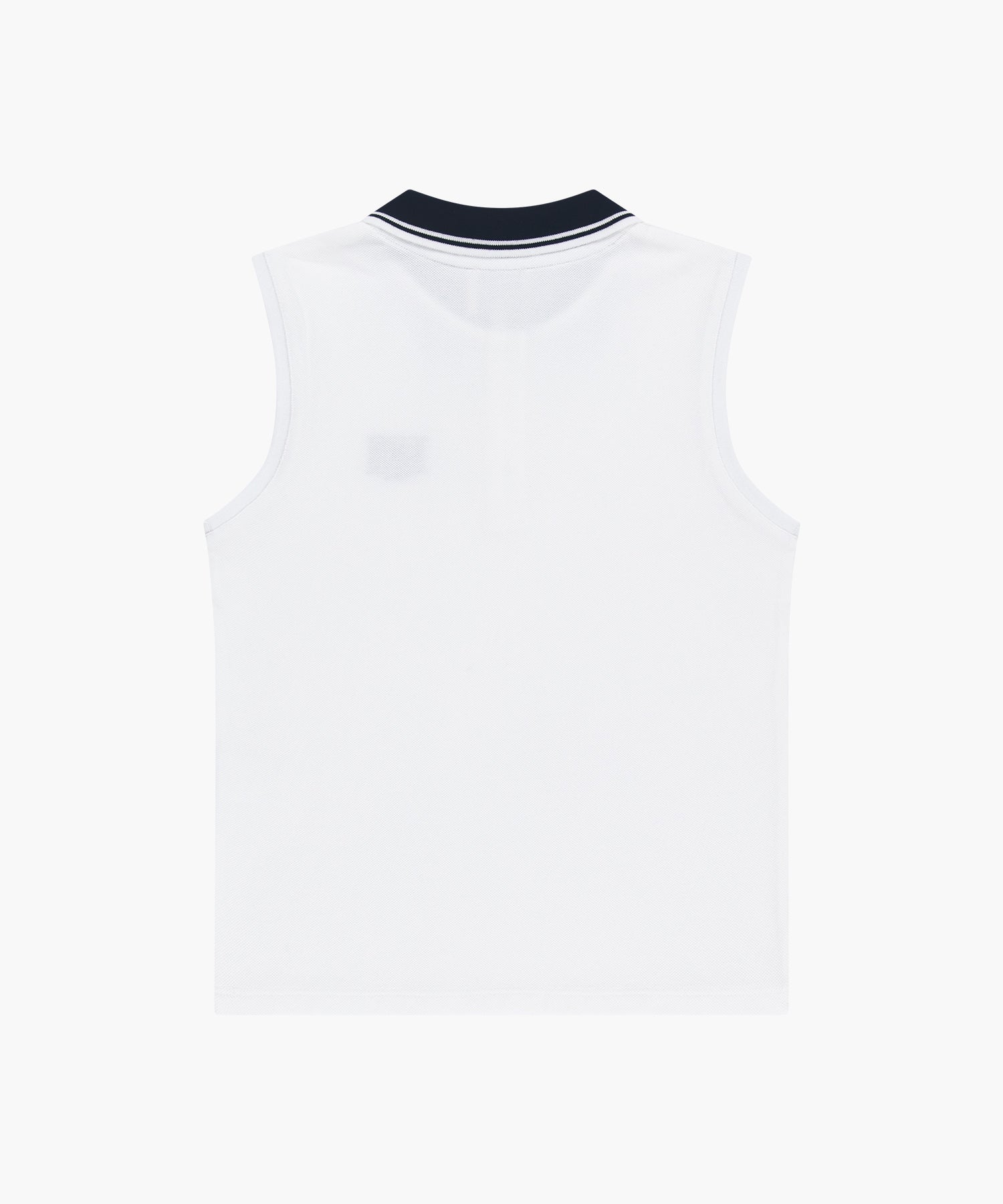 Marithe & Francois Girbaud - Small Classic Logo Pk Collar Sleeveless (White) product image 7 | TRAB K-Fashion Australia