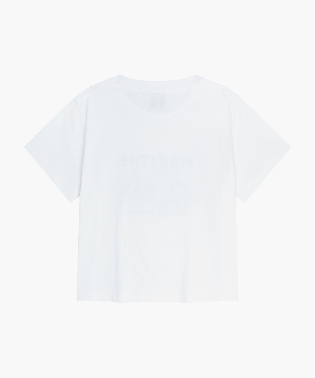 Marithe & Francois Girbaud - French Graphic Crop Tee (White) product image 7 | TRAB K-Fashion Australia