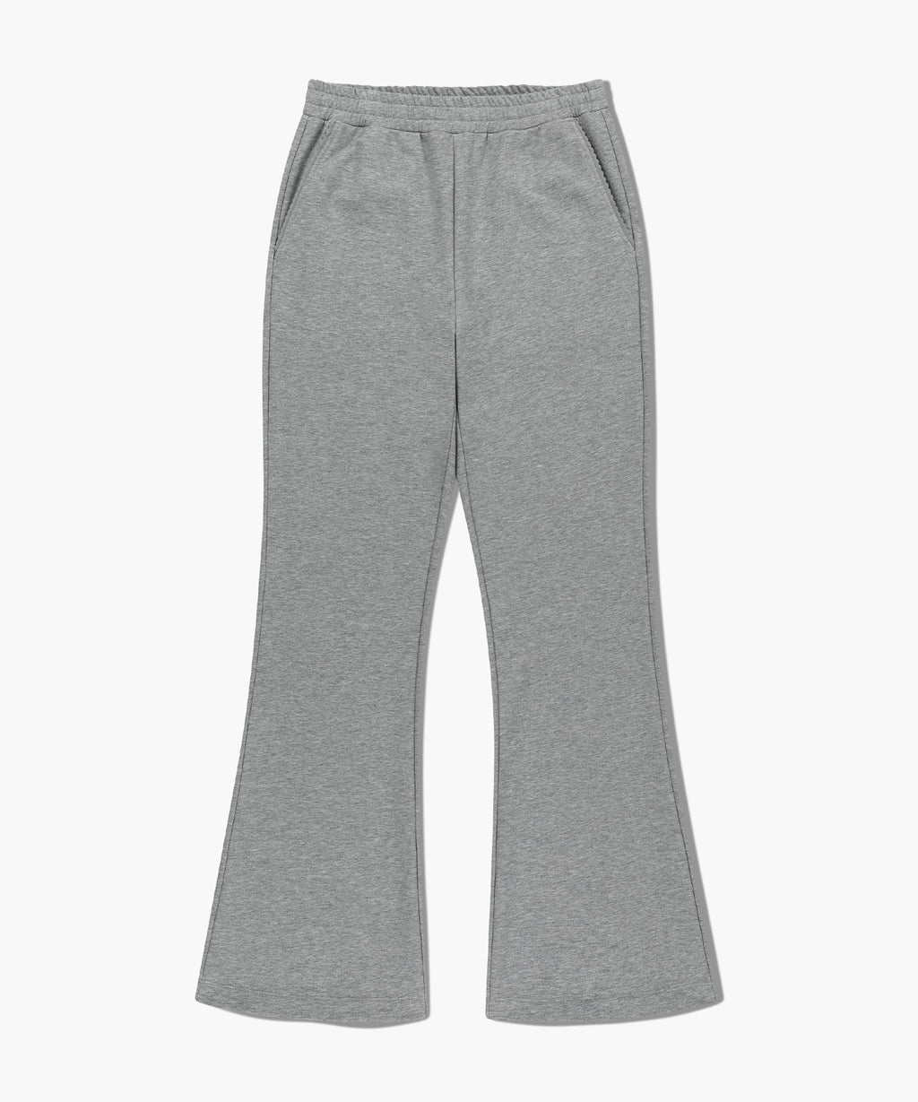 Marithe & Francois Girbaud - Lace Point Boots Cut Sweat Pants (Heather Gray) product image 7 | TRAB K-Fashion Australia