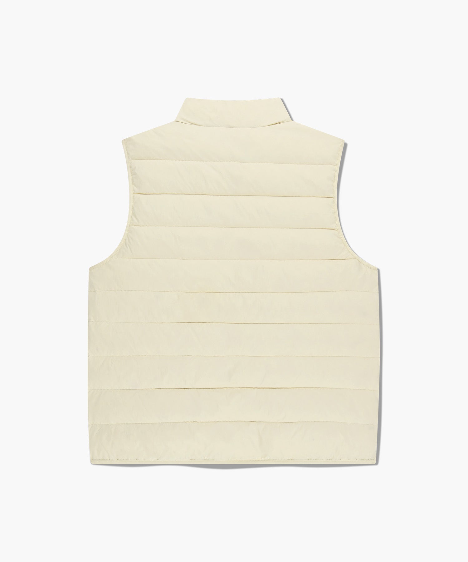 Marithe & Francois Girbaud - Classic Logo Light Down Vest (Cream) product image 7 | TRAB K-Fashion Australia