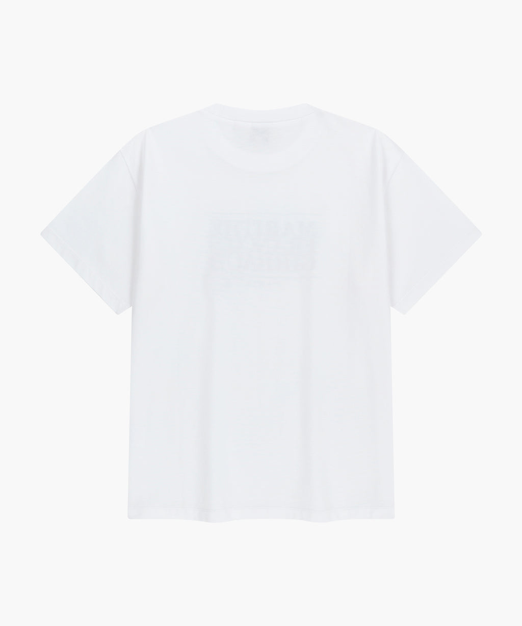 Marithe & Francois Girbaud - Stamp Classic Logo Tee (White) product image 7 | TRAB K-Fashion Australia