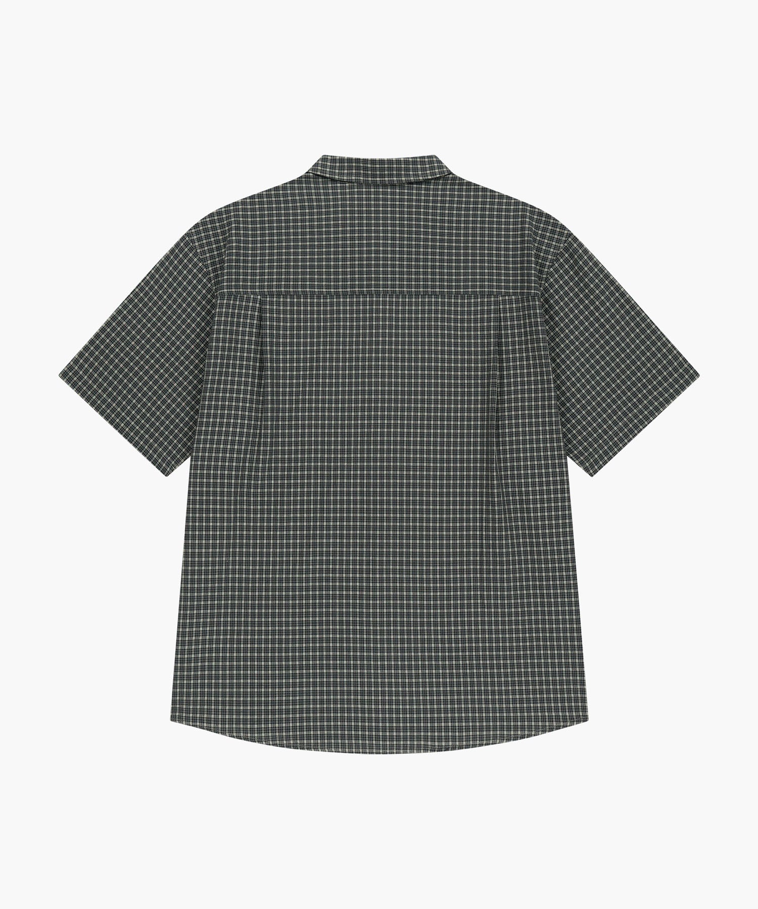 Marithe & Francois Girbaud - Check Half Sleeve Shirt (Dark Navy) product image 7 | TRAB K-Fashion Australia