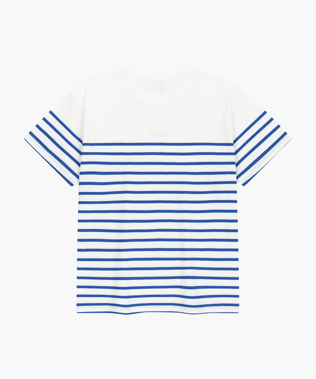 Marithe & Francois Girbaud - Block Stripe Tee (Blue) product image 7 | TRAB K-Fashion Australia