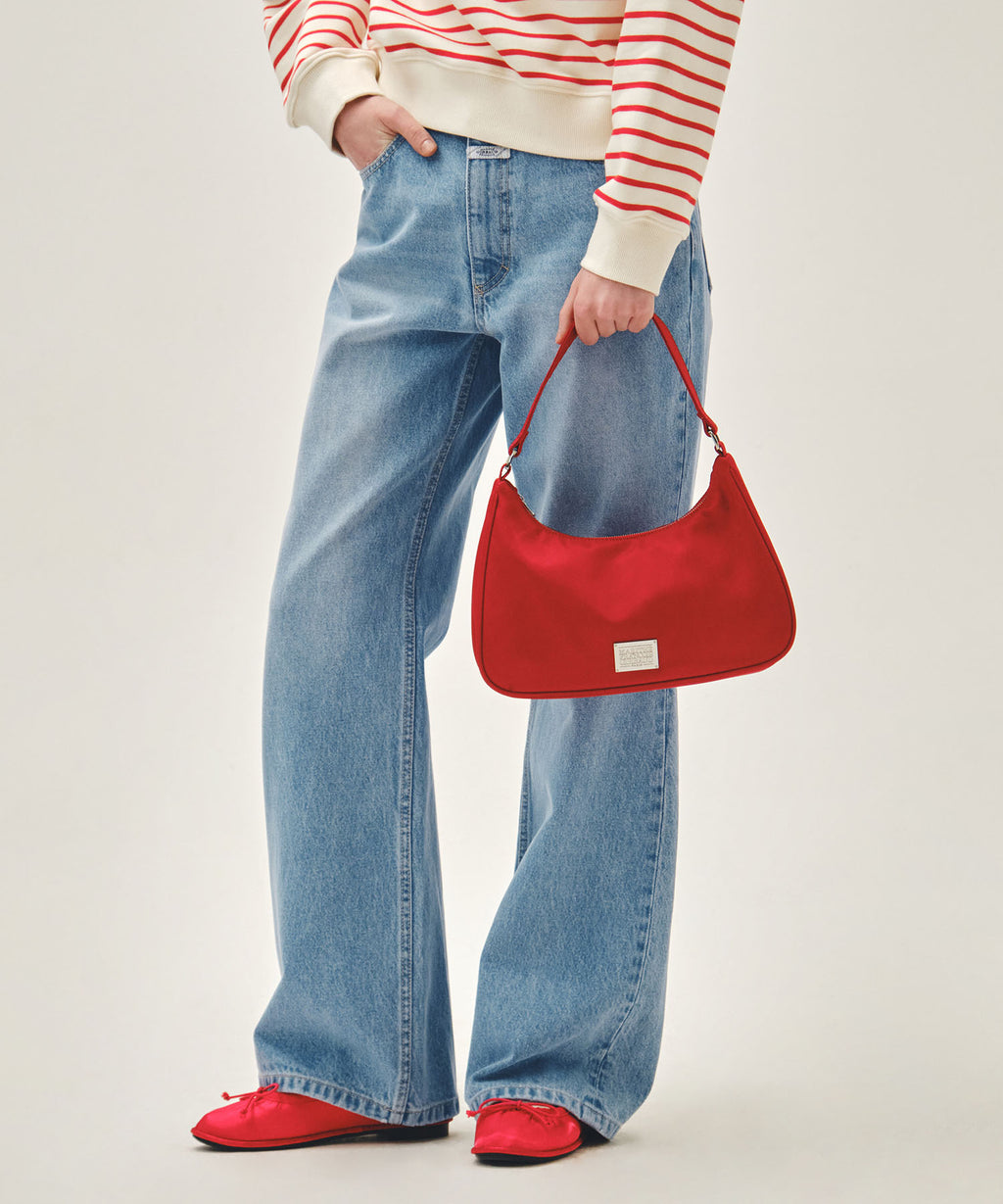 Marithe & Francois Girbaud - Classic Logo Hobo Bag (Red) product image 7 | TRAB K-Fashion Australia