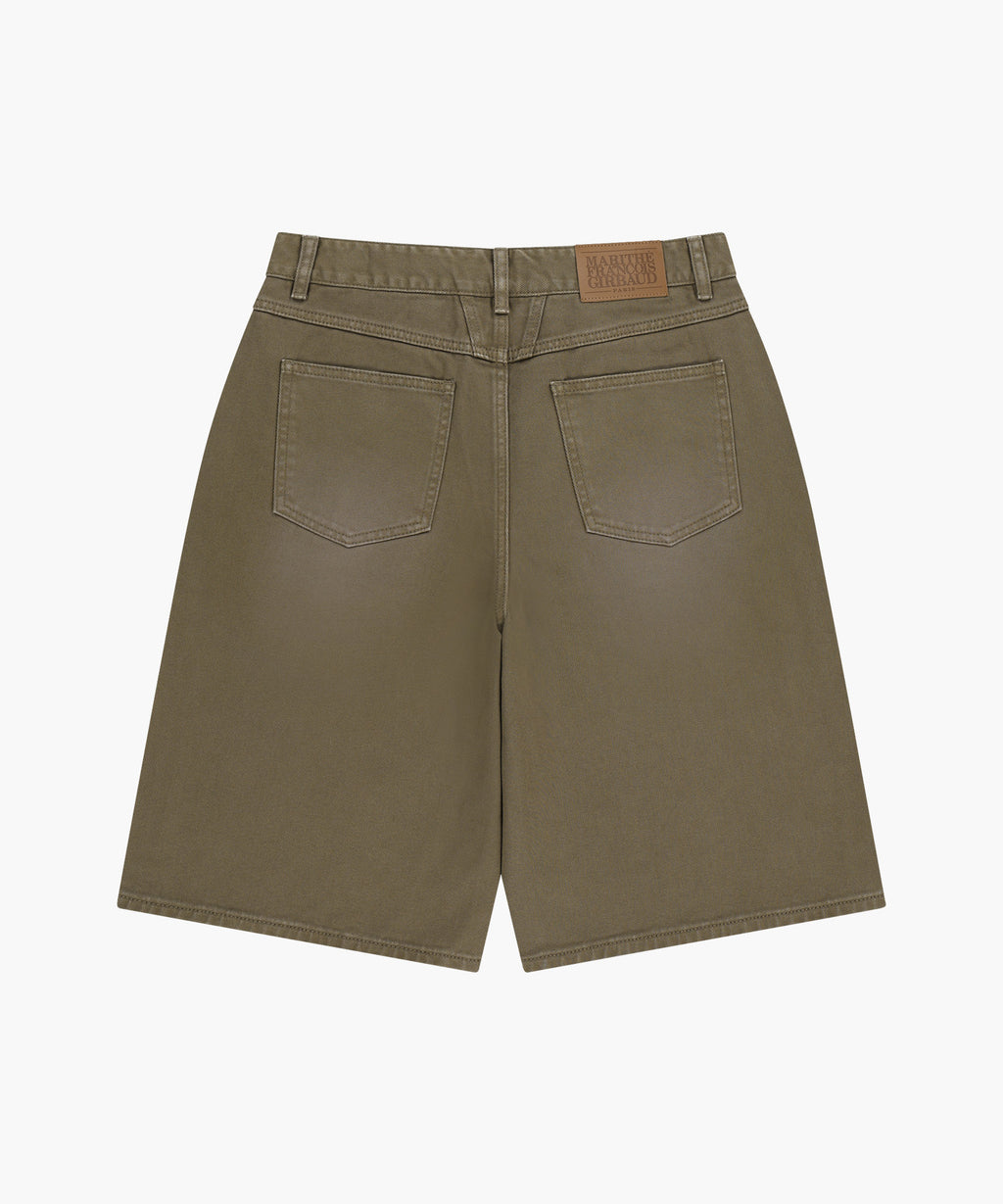 Marithe & Francois Girbaud - Bermuda Denim Pants (Brown) product image 7 | TRAB K-Fashion Australia