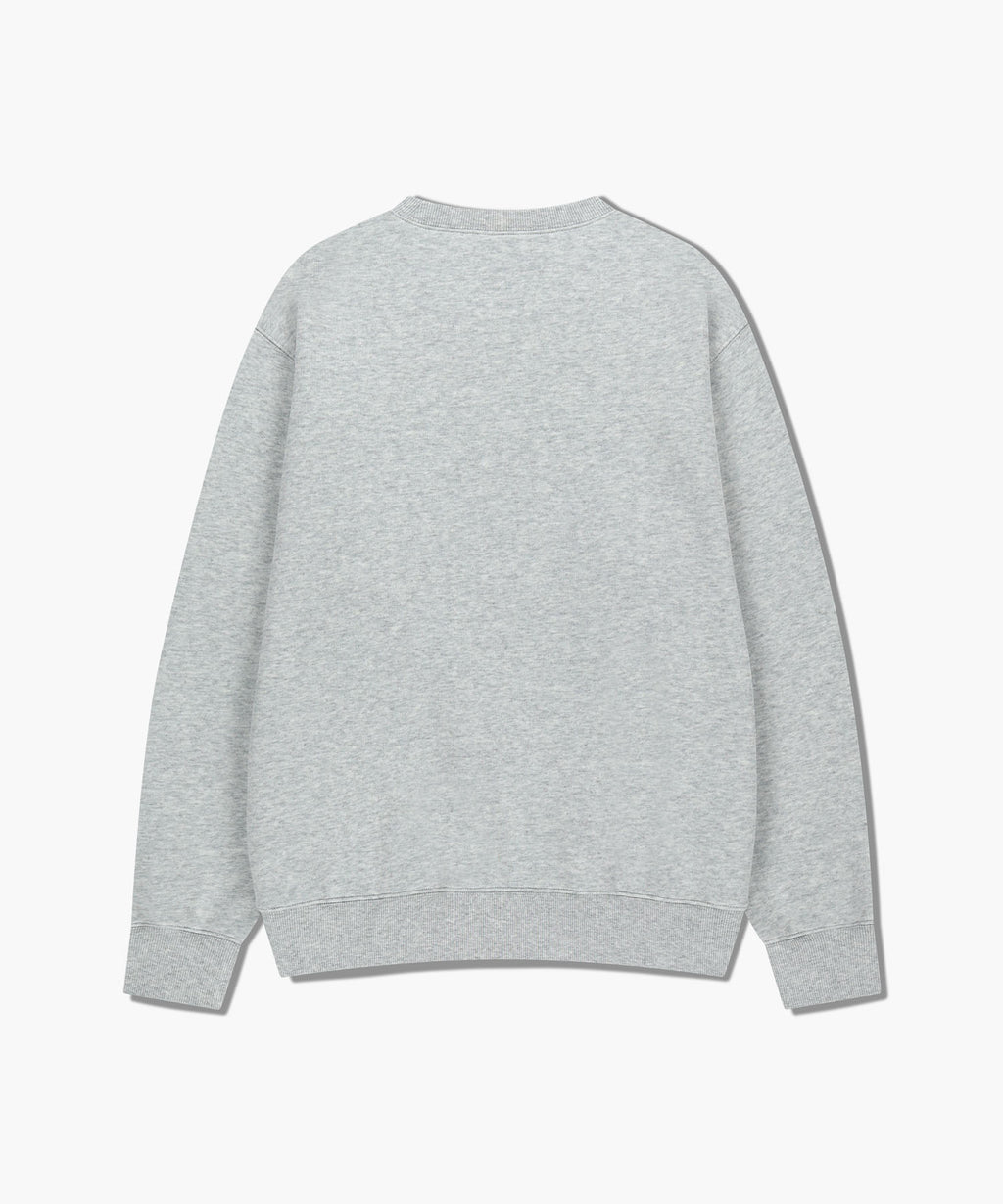 Marithe & Francois Girbaud - Bouquet Graphic Sweatshirt (Light Heather Gray) product image 7 | TRAB K-Fashion Australia