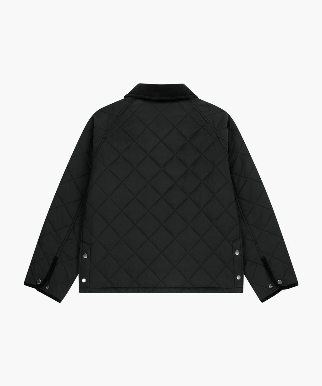 Marithe & Francois Girbaud - Corduroy Collar Quilted Jacket (Black) product image 7 | TRAB K-Fashion Australia