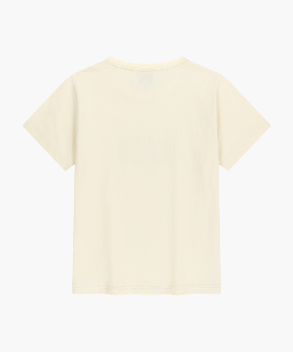 Marithe & Francois Girbaud - Classic Logo Tee (Cream/Green) product image 7 | TRAB K-Fashion Australia