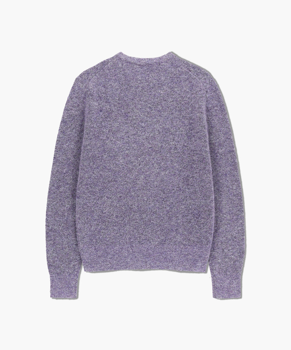 Marithe & Francois Girbaud - Boucle Classic Logo Knit Pullover (Light Purple) product image 7 | TRAB K-Fashion Australia