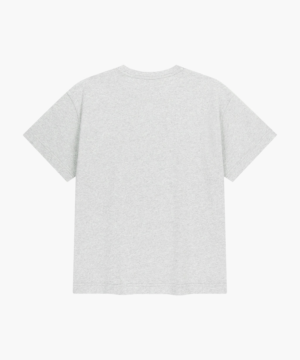 Marithe & Francois Girbaud - Embo Small Regular Logo Tee (Light Heather Gray) product image 7 | TRAB K-Fashion Australia
