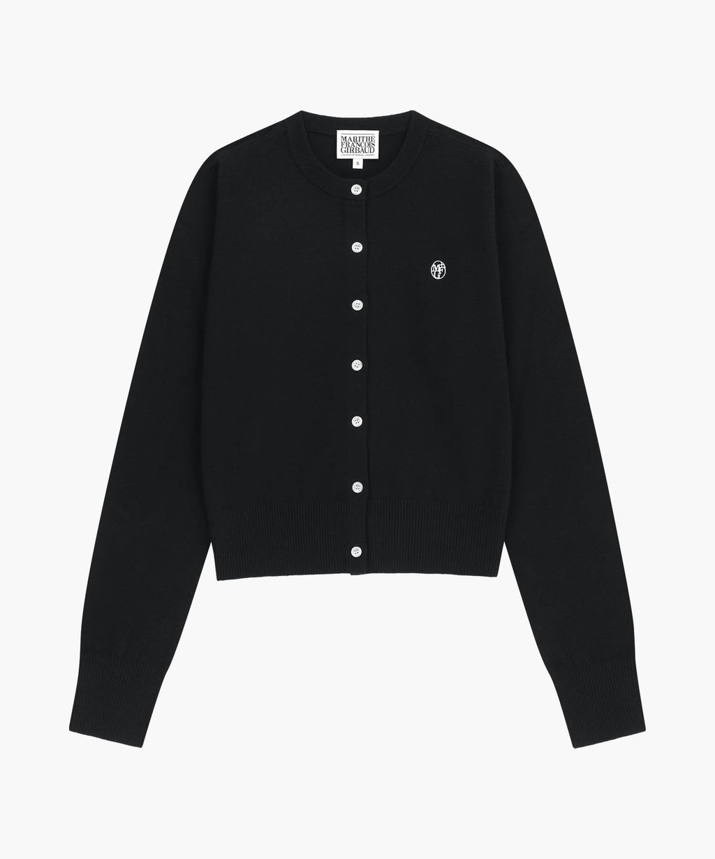 Marithe & Francois Girbaud - Basic Knit Cardigan Setup (Black) product image 7 | TRAB K-Fashion Australia