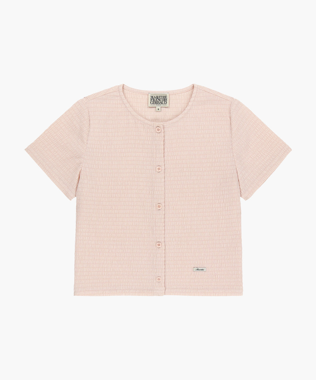 Marithe & Francois Girbaud - Crinkle Sleeveless + Cardigan Set (Pink) product image 7 | TRAB K-Fashion Australia