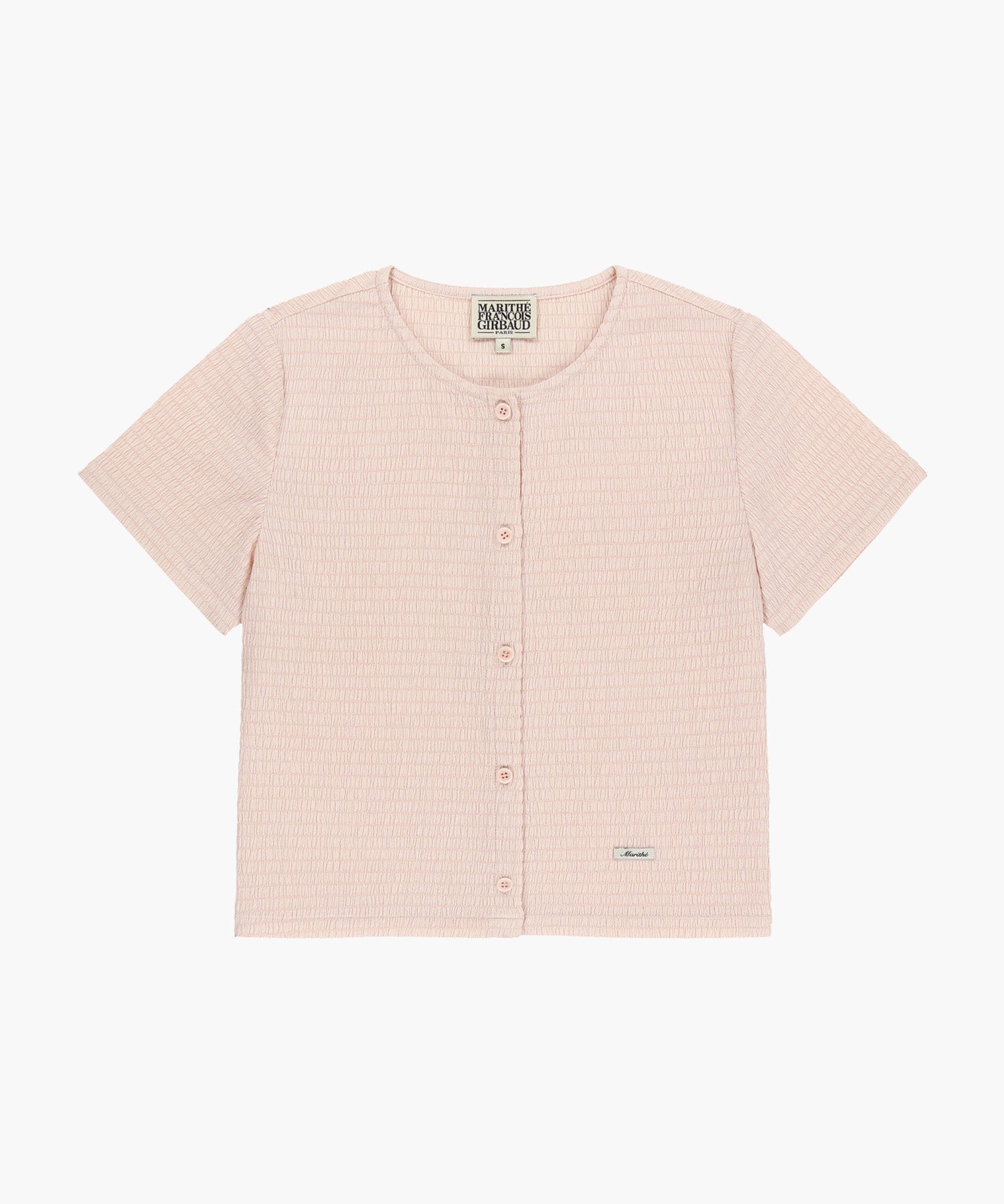 Marithe & Francois Girbaud - Crinkle Sleeveless + Cardigan Set (Pink) product image 7 | TRAB K-Fashion Australia