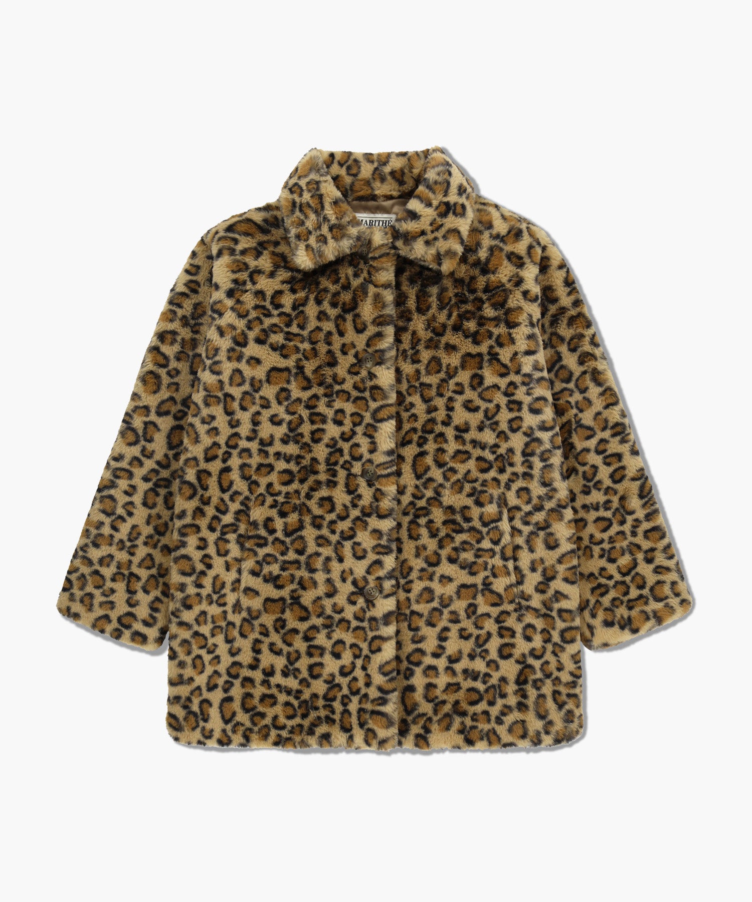 Marithe & Francois Girbaud - Mid Shearling Fur Coat (Brown) product image 7 | TRAB K-Fashion Australia