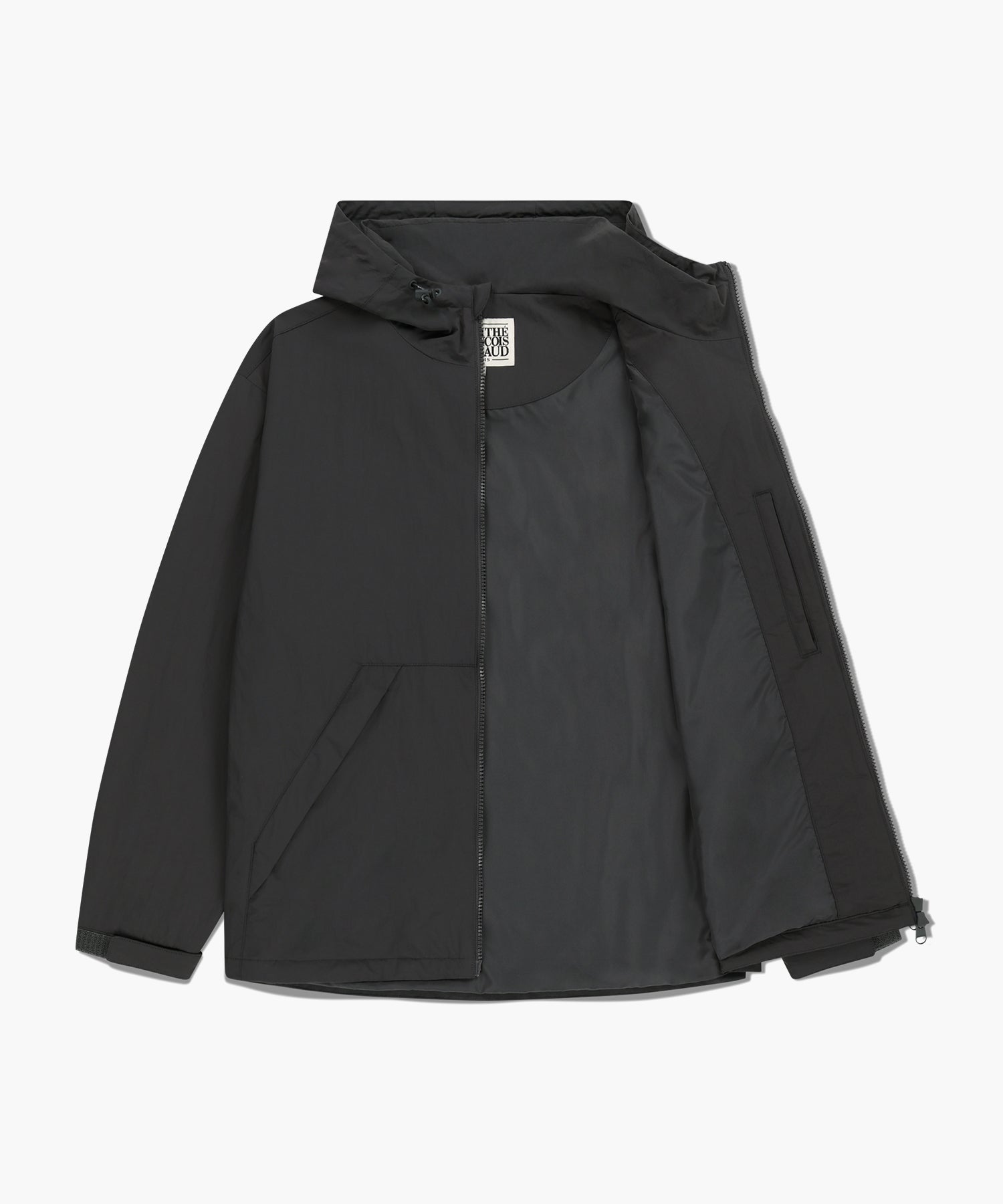 Marithe & Francois Girbaud - Classic Logo Over Fit Hooded Windbreaker (Charcoal) product image 7 | TRAB K-Fashion Australia