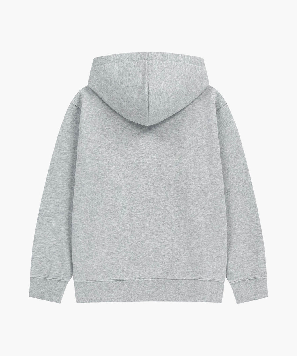 Marithe & Francois Girbaud - Classic Logo Applique Mix Hoodie (Heather Gray) product image 7 | TRAB K-Fashion Australia