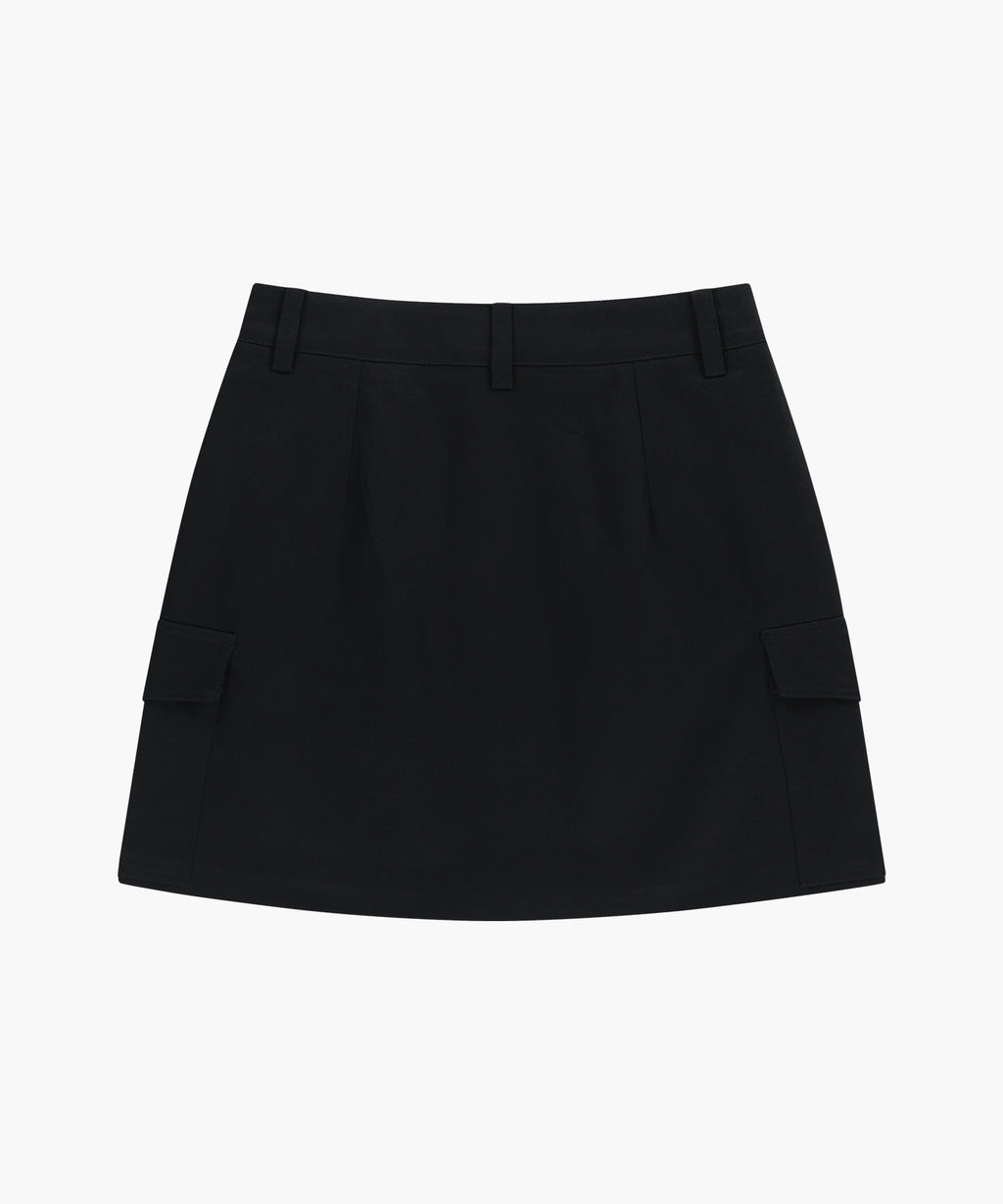 Marithe & Francois Girbaud - Cotton Cargo Mini Skirt (Black) product image 10 | TRAB K-Fashion Australia
