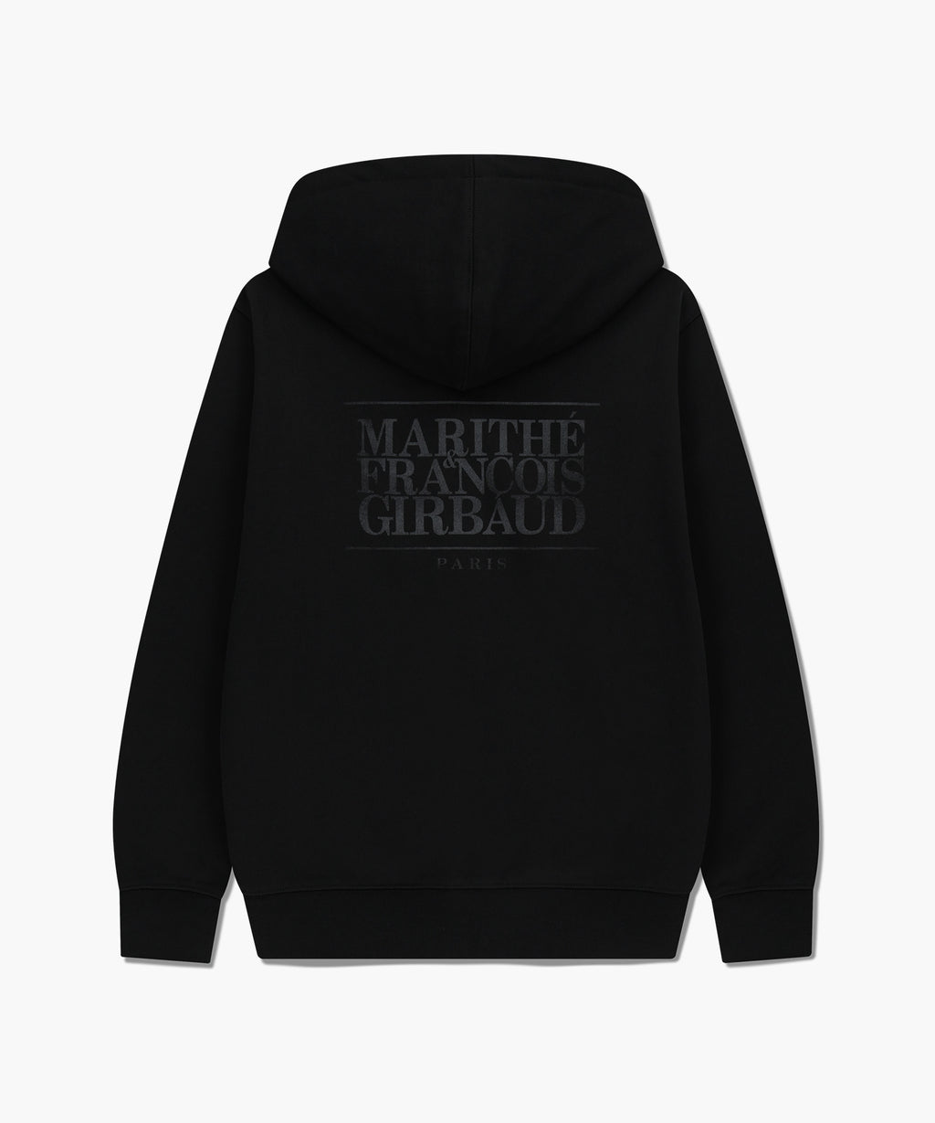 Marithe & Francois Girbaud - Classic Logo Hoodie Zipup (Black) product image 7 | TRAB K-Fashion Australia