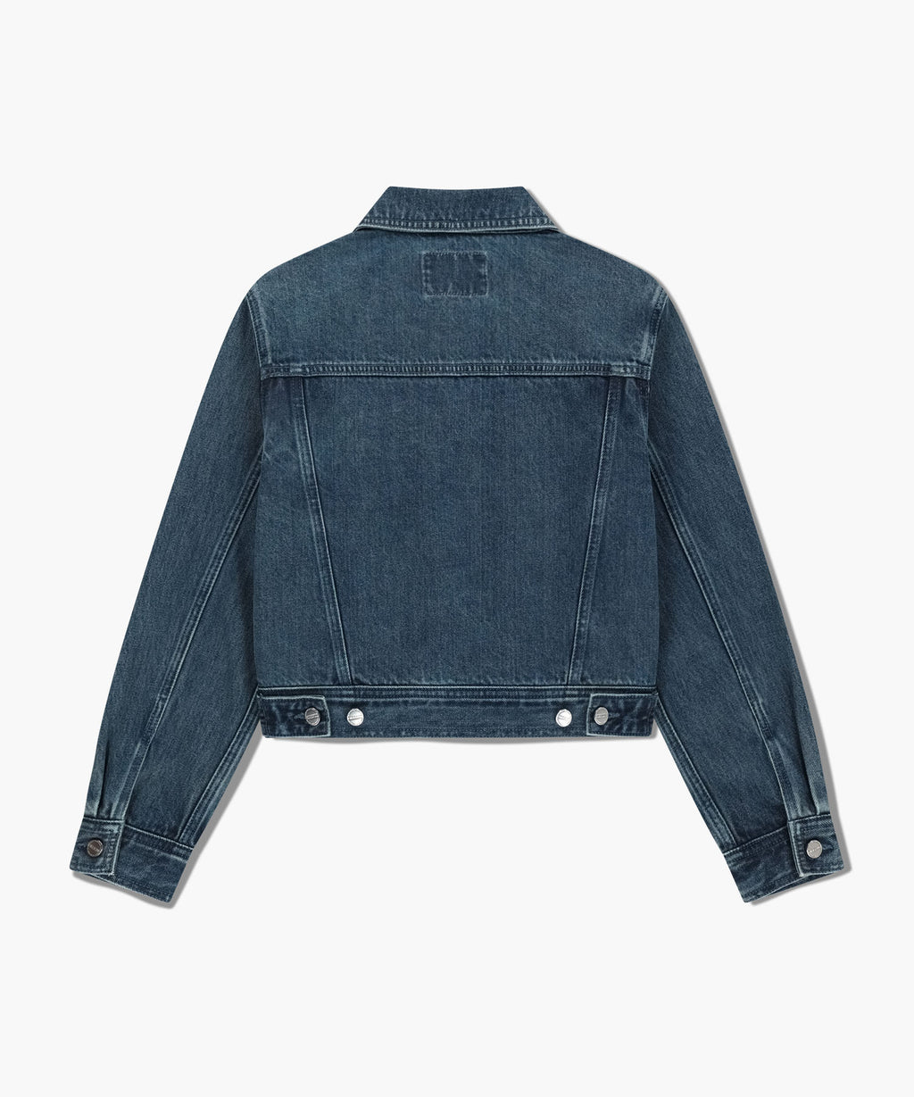 Marithe & Francois Girbaud - Denim Tuck Detail Jacket (Light Blue) product image 7 | TRAB K-Fashion Australia