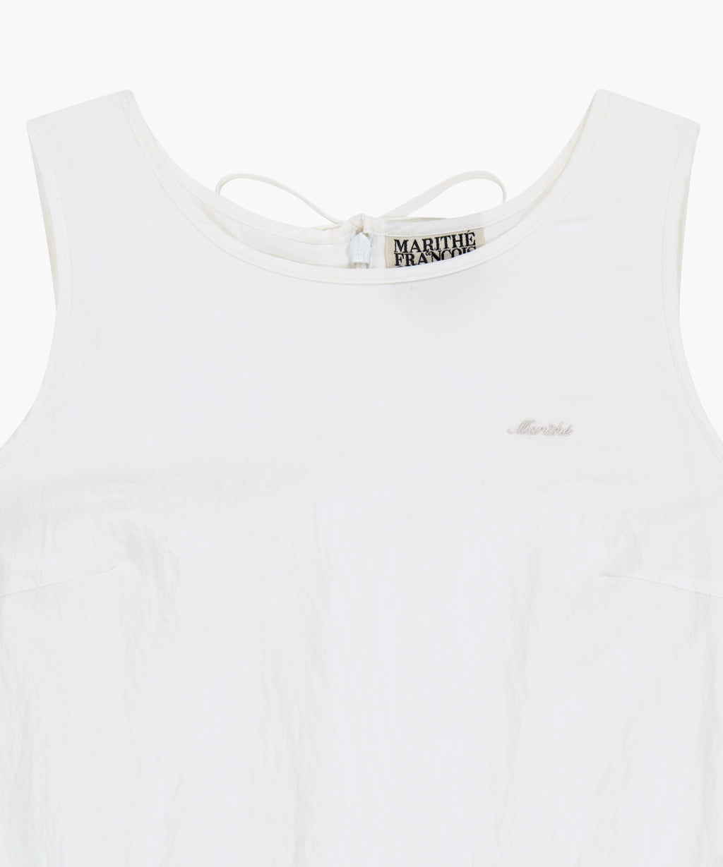 Marithe & Francois Girbaud - Soft Sleeveless Long Dress (White) product image 7 | TRAB K-Fashion Australia