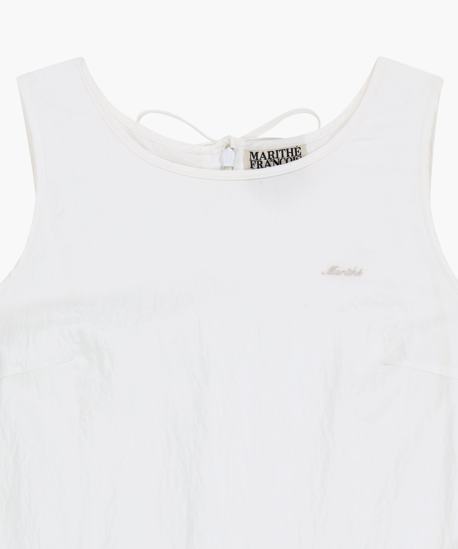 Marithe & Francois Girbaud - Soft Sleeveless Long Dress (White) product image 7 | TRAB K-Fashion Australia
