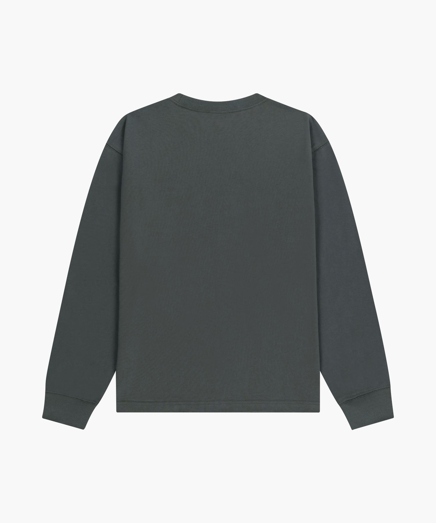 Marithe & Francois Girbaud - Crack Classic Logo Long Sleeve Tee (Charcoal) product image 7 | TRAB K-Fashion Australia