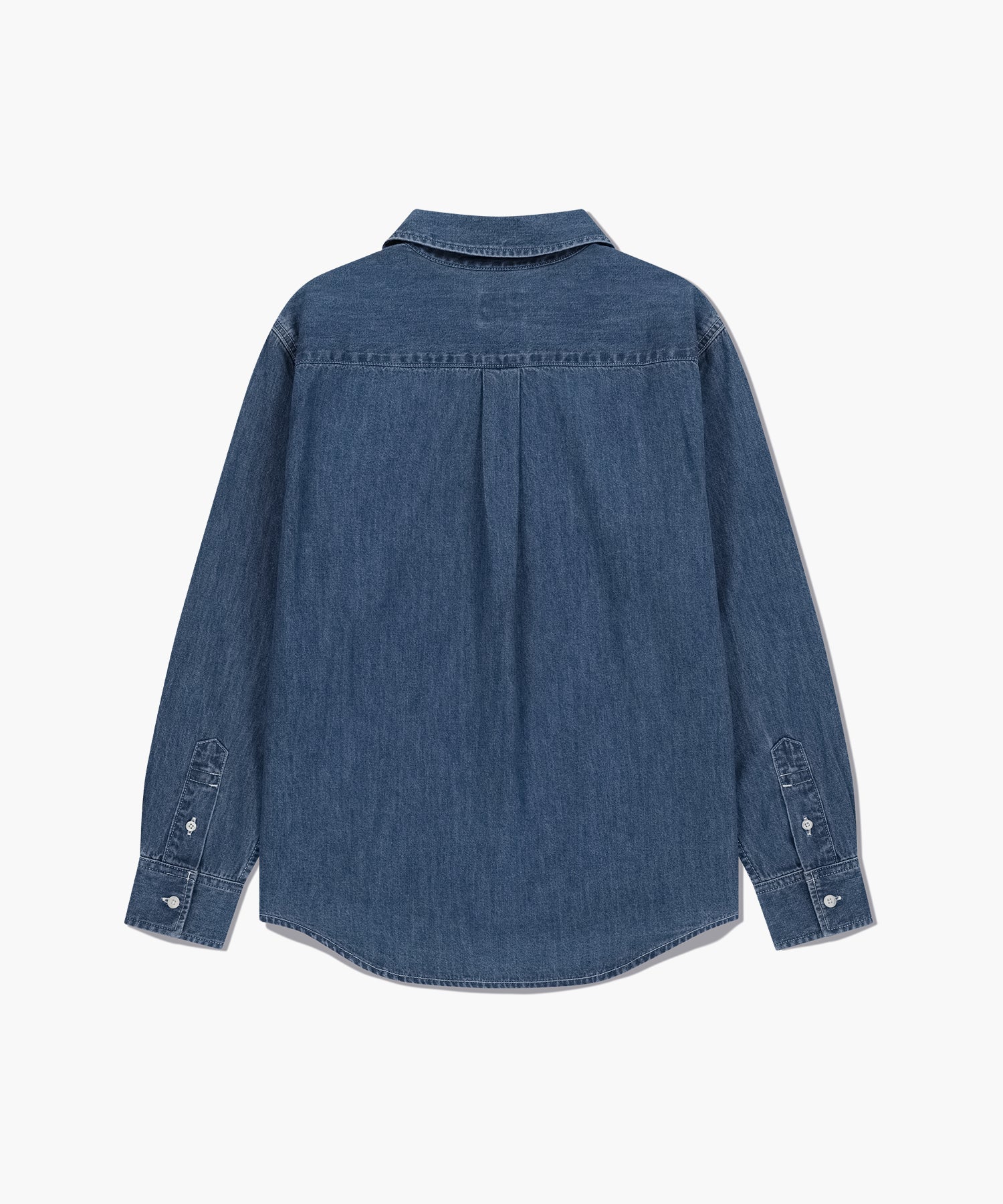Marithe & Francois Girbaud - Logo Denim Shirt (Blue) product image 7 | TRAB K-Fashion Australia