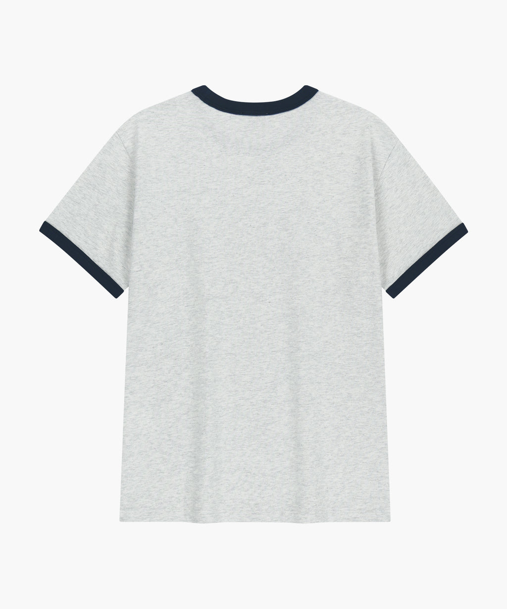 Marithe & Francois Girbaud - Mickey_french Ringer Tee (Light Heather Gray) product image 7 | TRAB K-Fashion Australia
