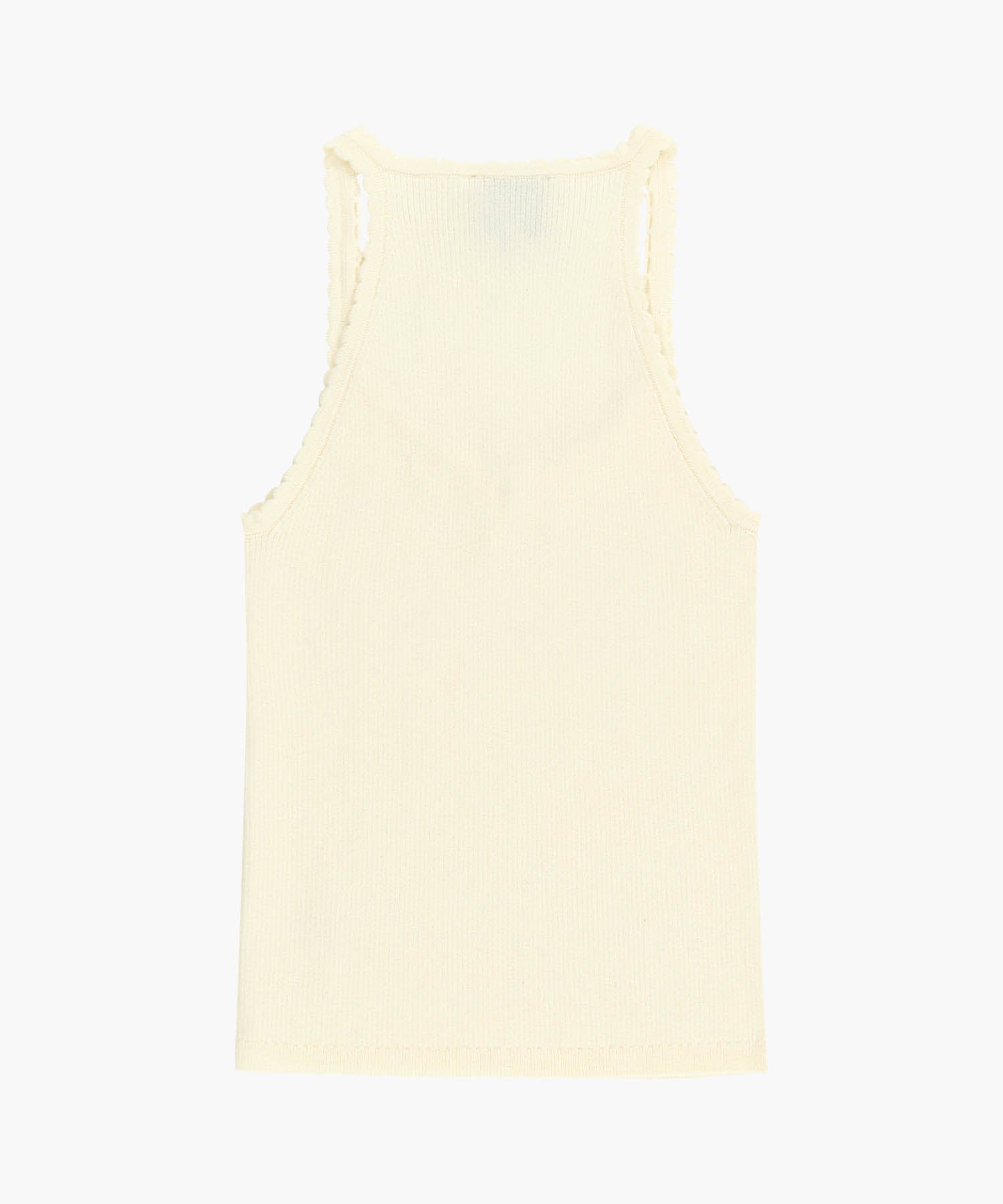 Marithe & Francois Girbaud - Lace Point Knit Vest (Ivory) product image 7 | TRAB K-Fashion Australia