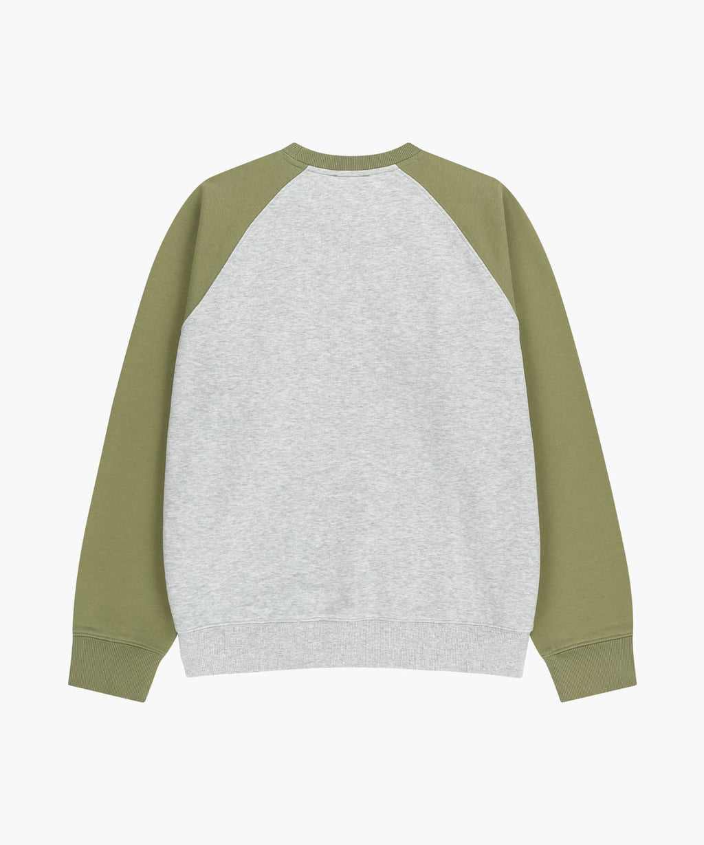 Marithe & Francois Girbaud - Small Classic Logo Color Block Sweatshirt (Khaki) product image 7 | TRAB K-Fashion Australia
