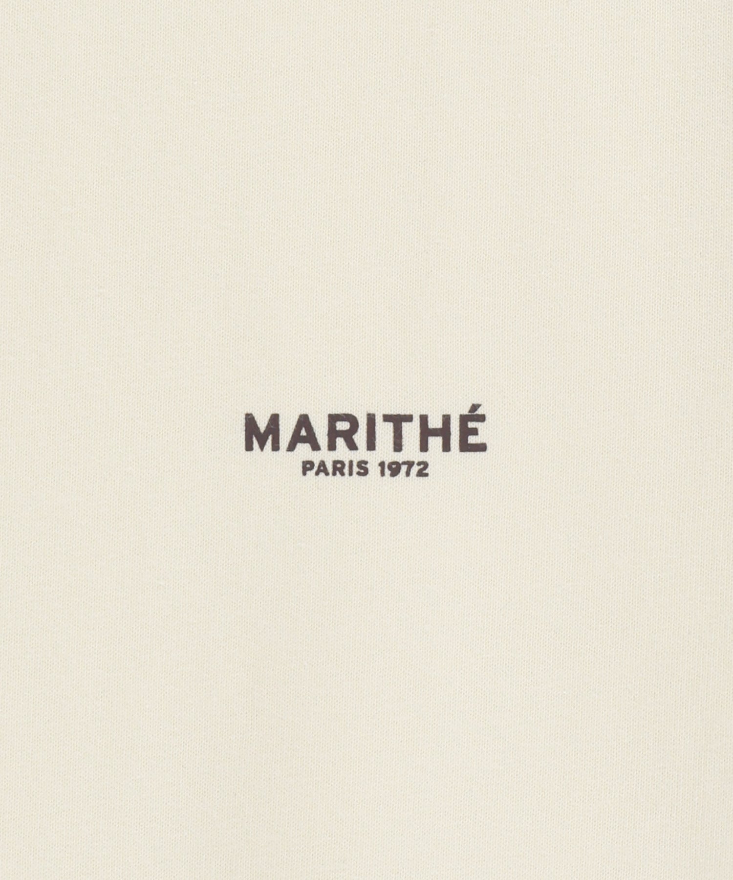 Marithe & Francois Girbaud - Small Regular Logo Tee (Cream) product image 7 | TRAB K-Fashion Australia