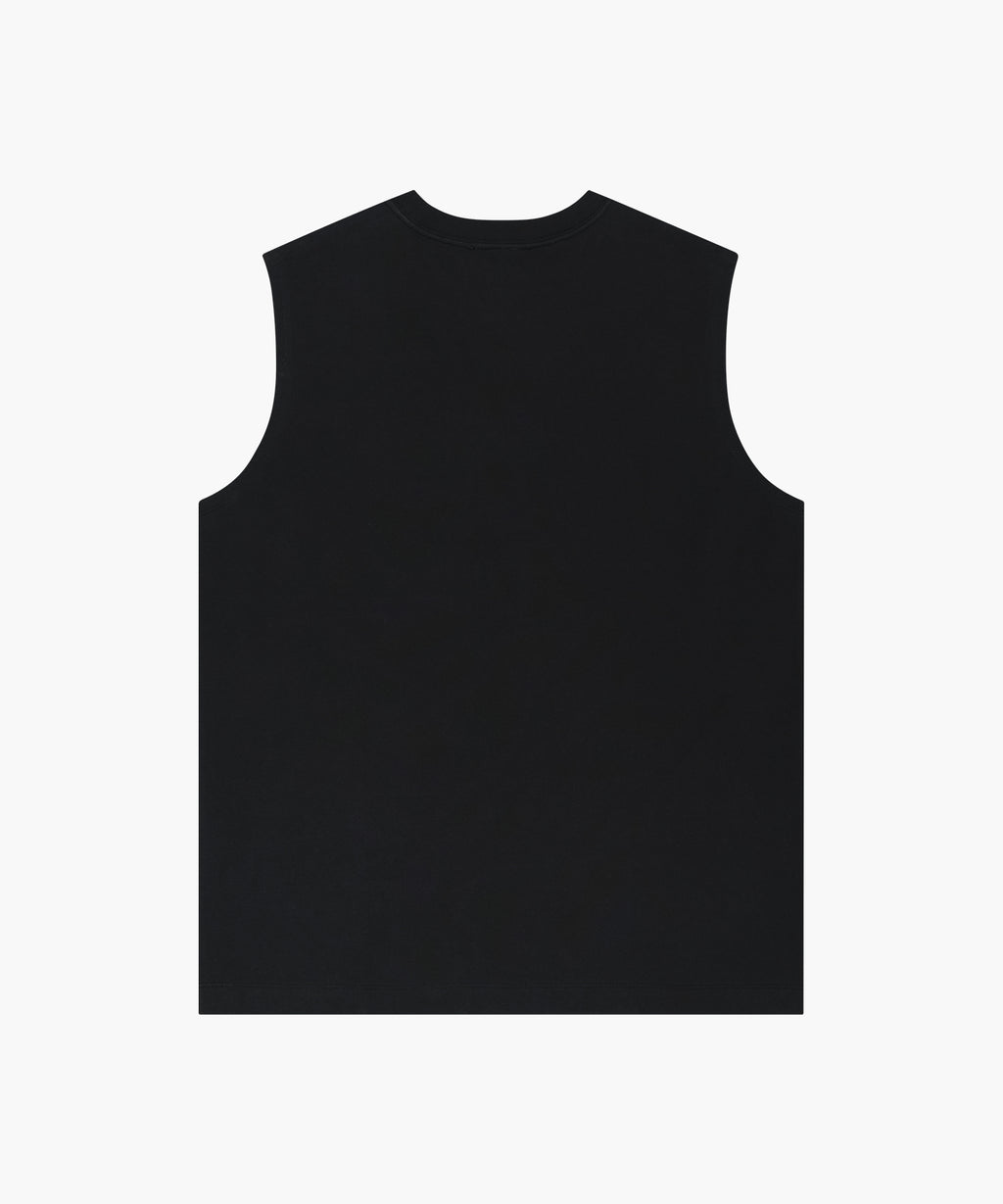 Marithe & Francois Girbaud - Sorona Cool Small Classic Logo Sleeveless (Black) product image 7 | TRAB K-Fashion Australia