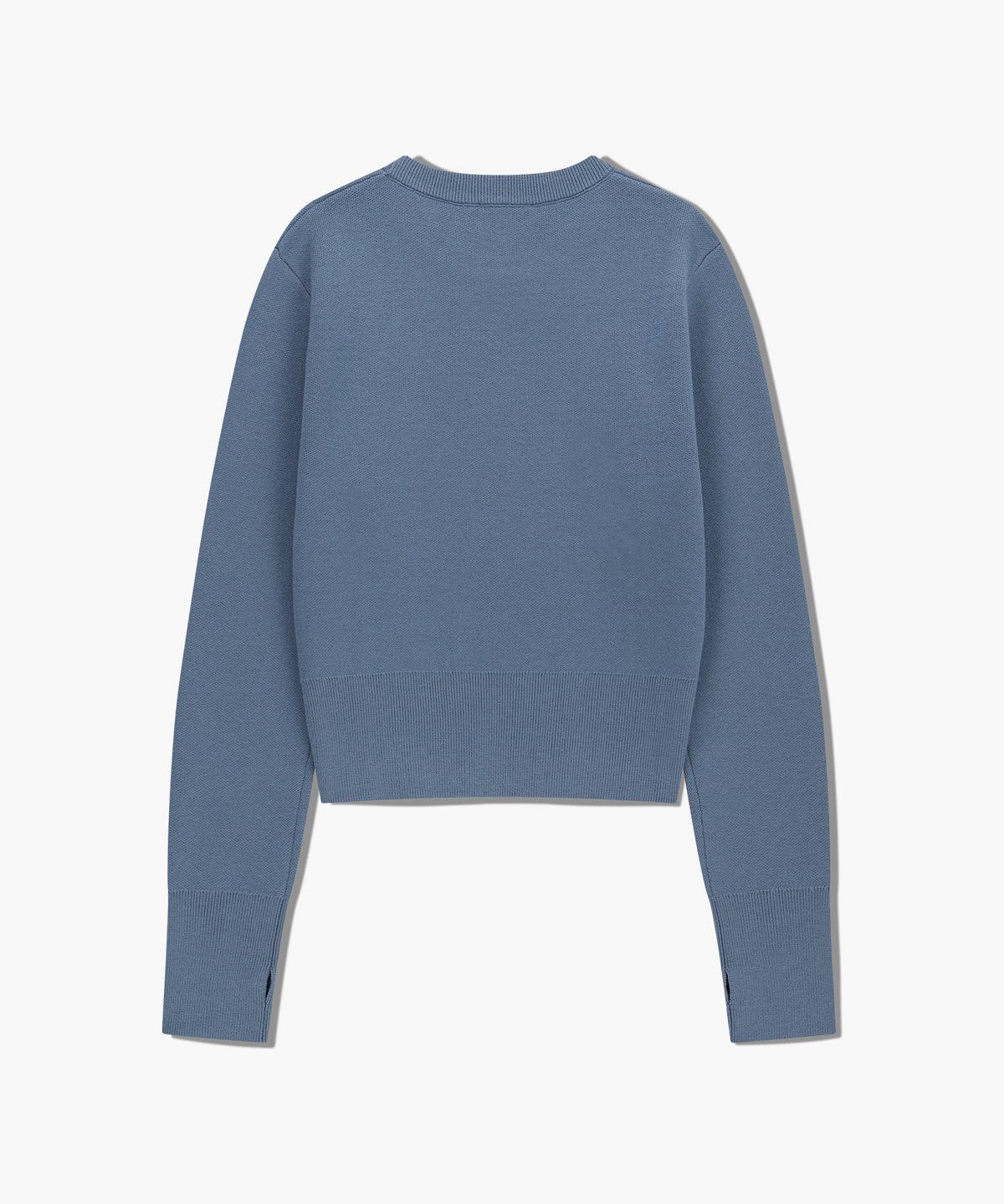 Marithe & Francois Girbaud - Classic Logo Crop Knit (Ash Blue) product image 7 | TRAB K-Fashion Australia