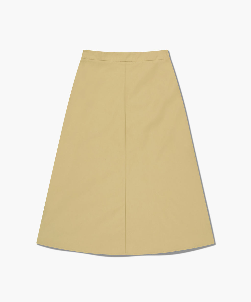 Marithe & Francois Girbaud - Semi Flare Skirt (Beige) product image 7 | TRAB K-Fashion Australia