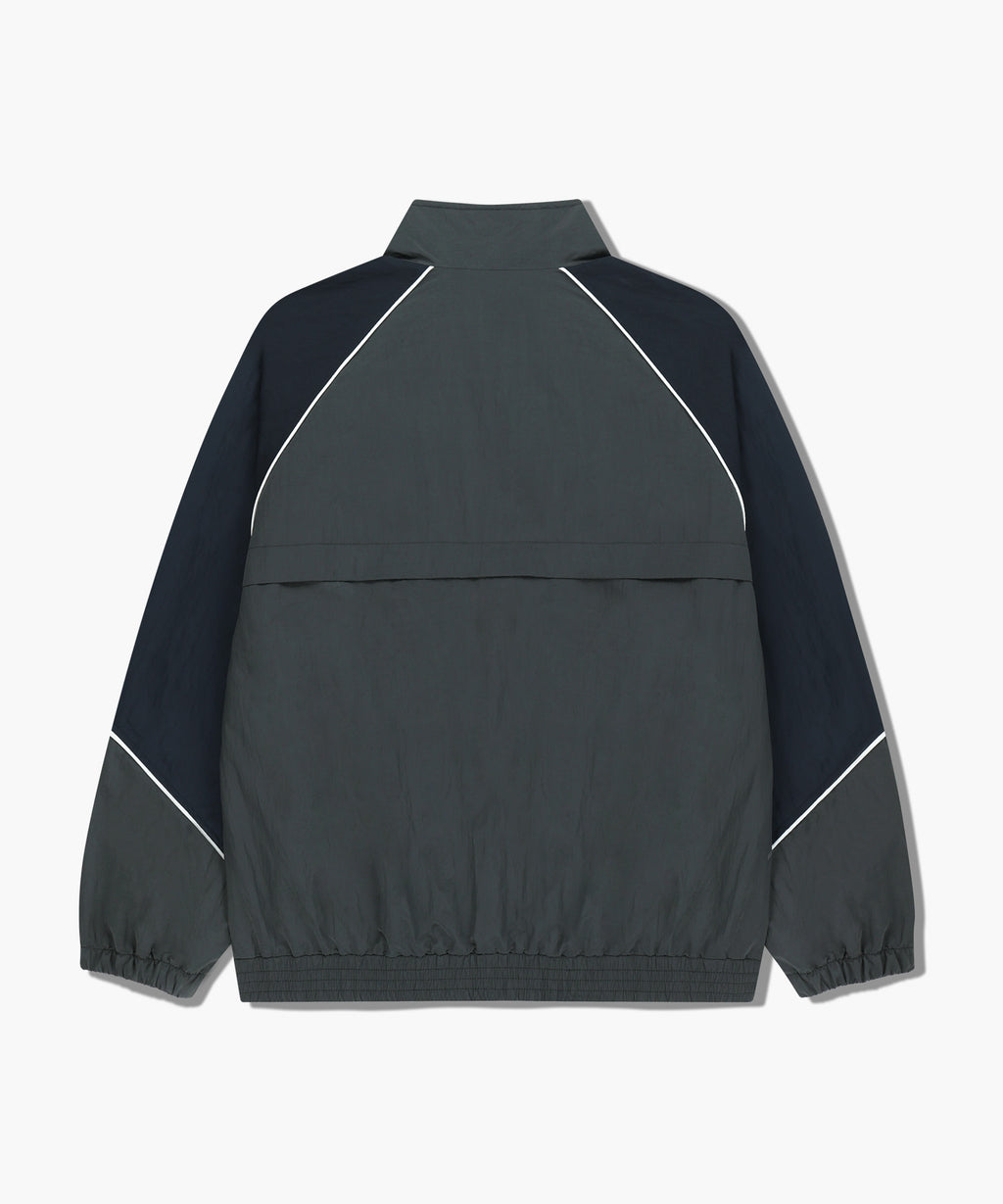 Marithe & Francois Girbaud - Color-block Highneck Windbreaker (Charcoal) product image 11 | TRAB K-Fashion Australia