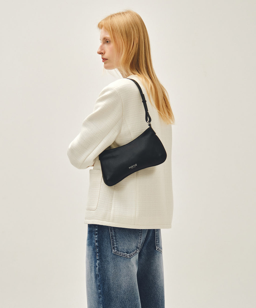 Marithe & Francois Girbaud - Regular Logo Mini Peanut Bag (Black) product image 7 | TRAB K-Fashion Australia