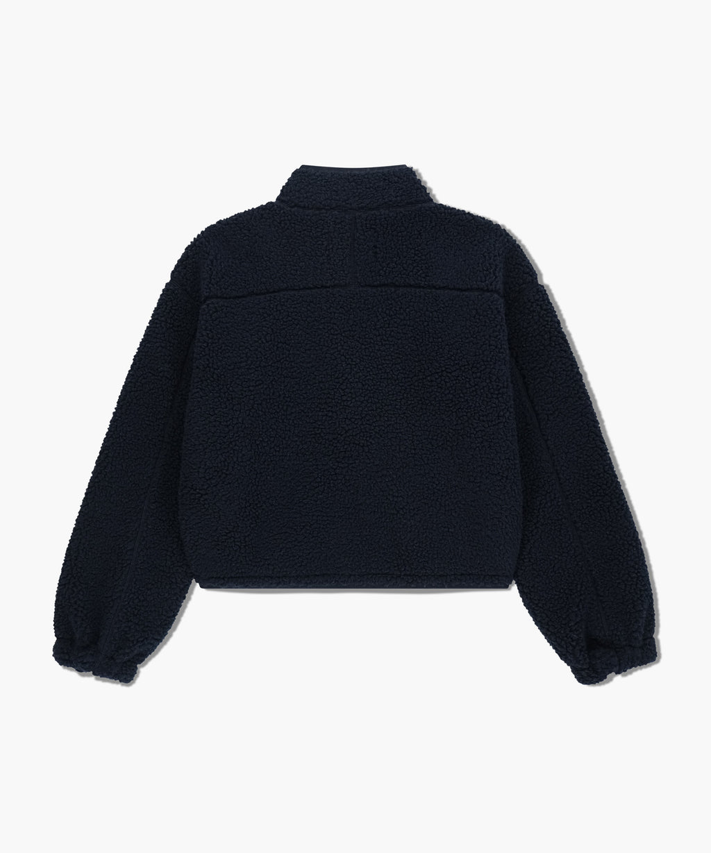 Marithe & Francois Girbaud - Marithe Sport W Fleece Crop Jacket (Navy) product image 7 | TRAB K-Fashion Australia